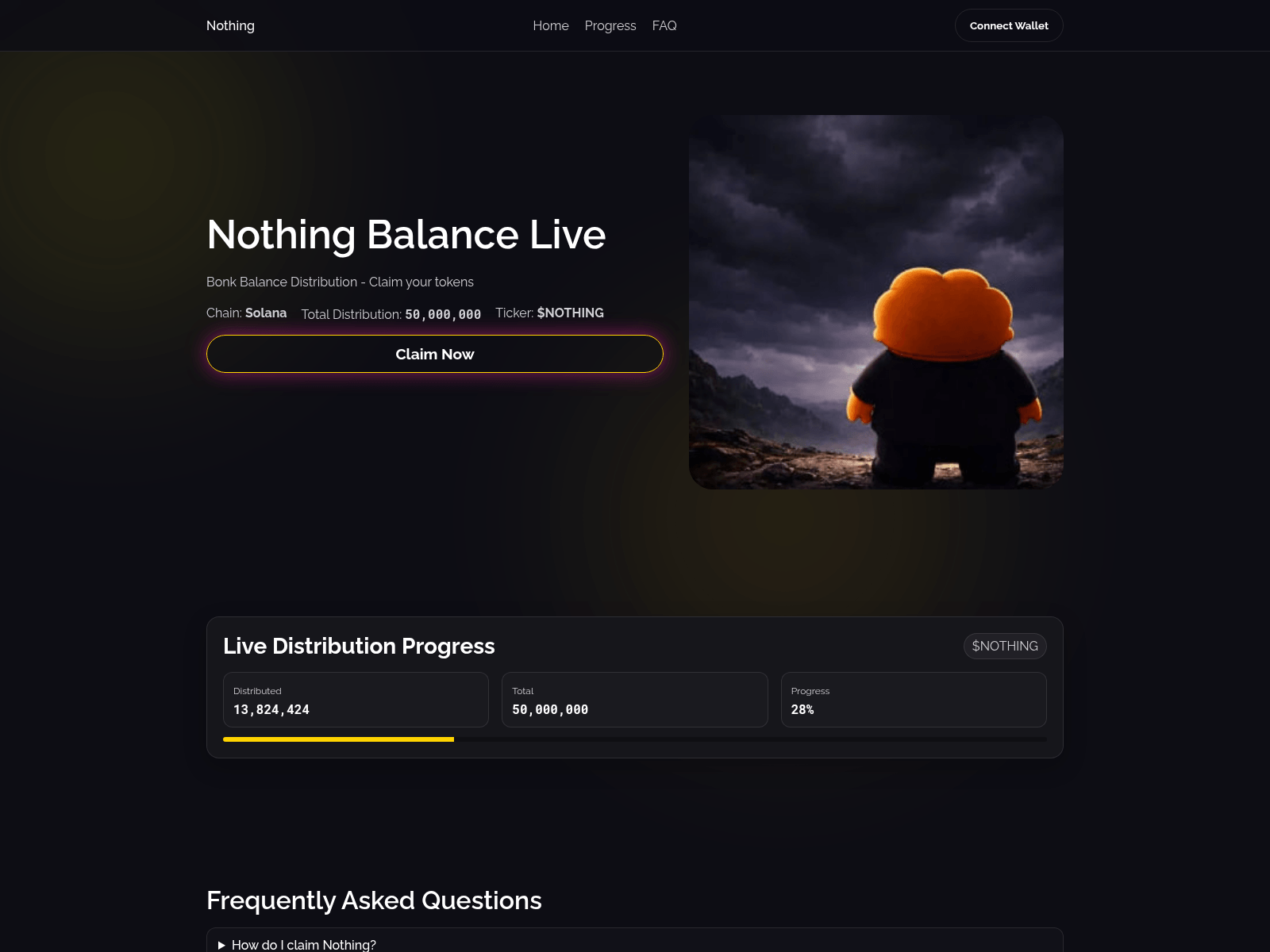 Screenshot of bonkbalance.fun