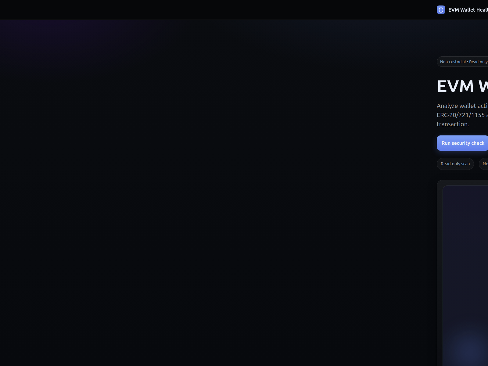 Forensic screenshot of evmhealth.pages.dev