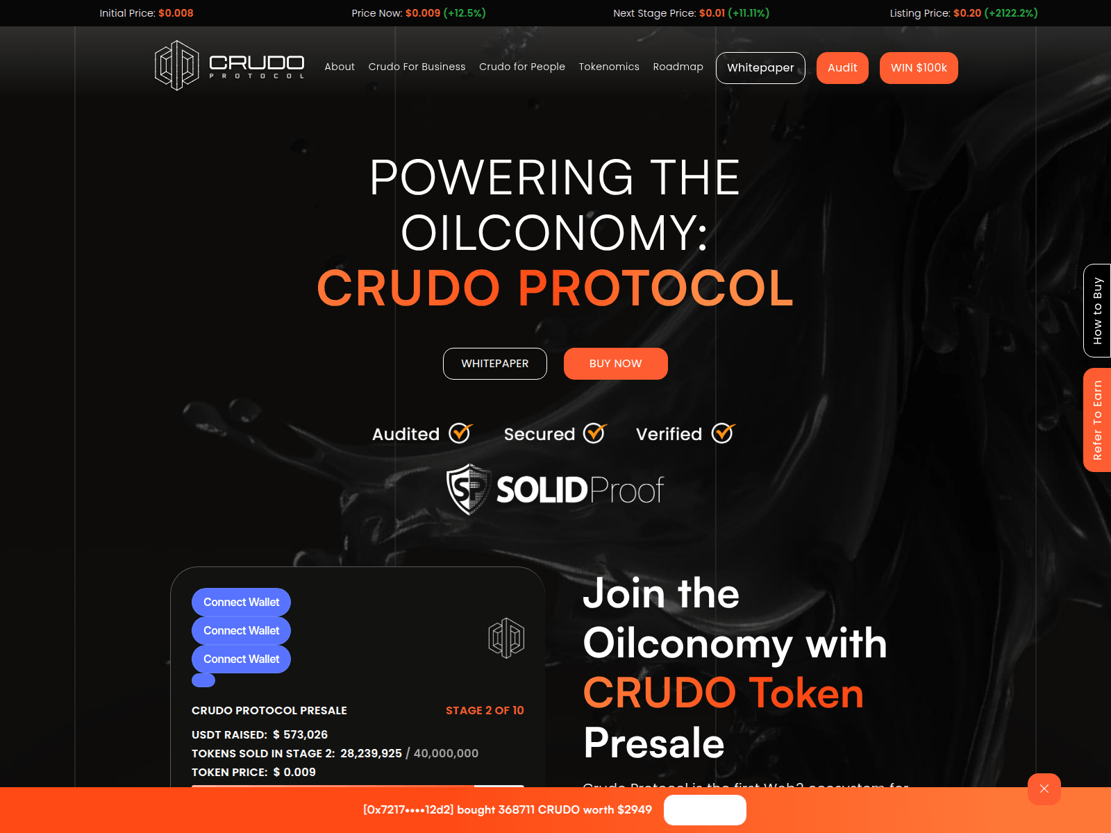 Forensic screenshot of crudoprotocol-com.pages.dev