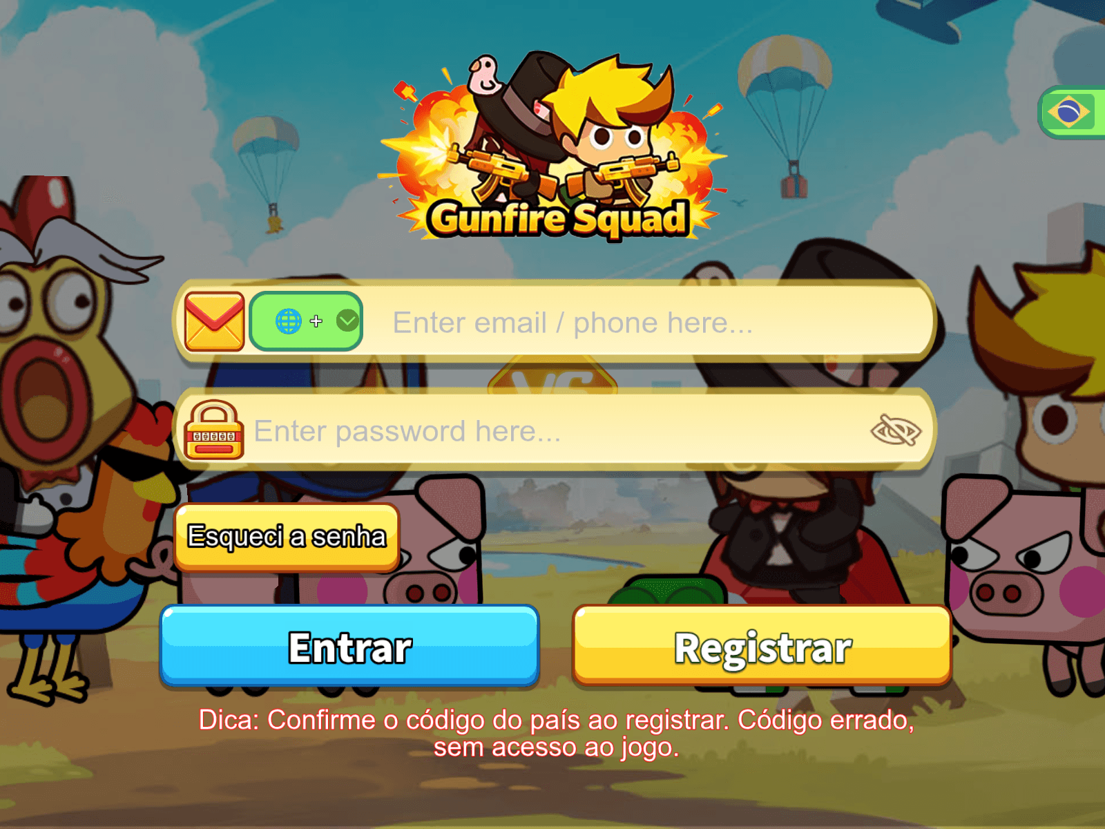 Forensic screenshot of gunfiresquad.org