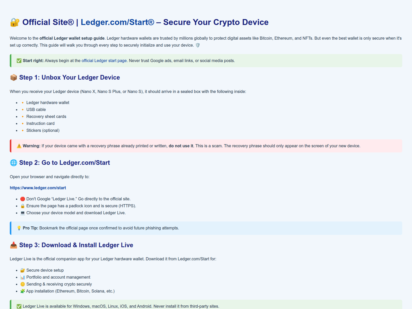 Screenshot of faq-ldgr-wallet.pages.dev