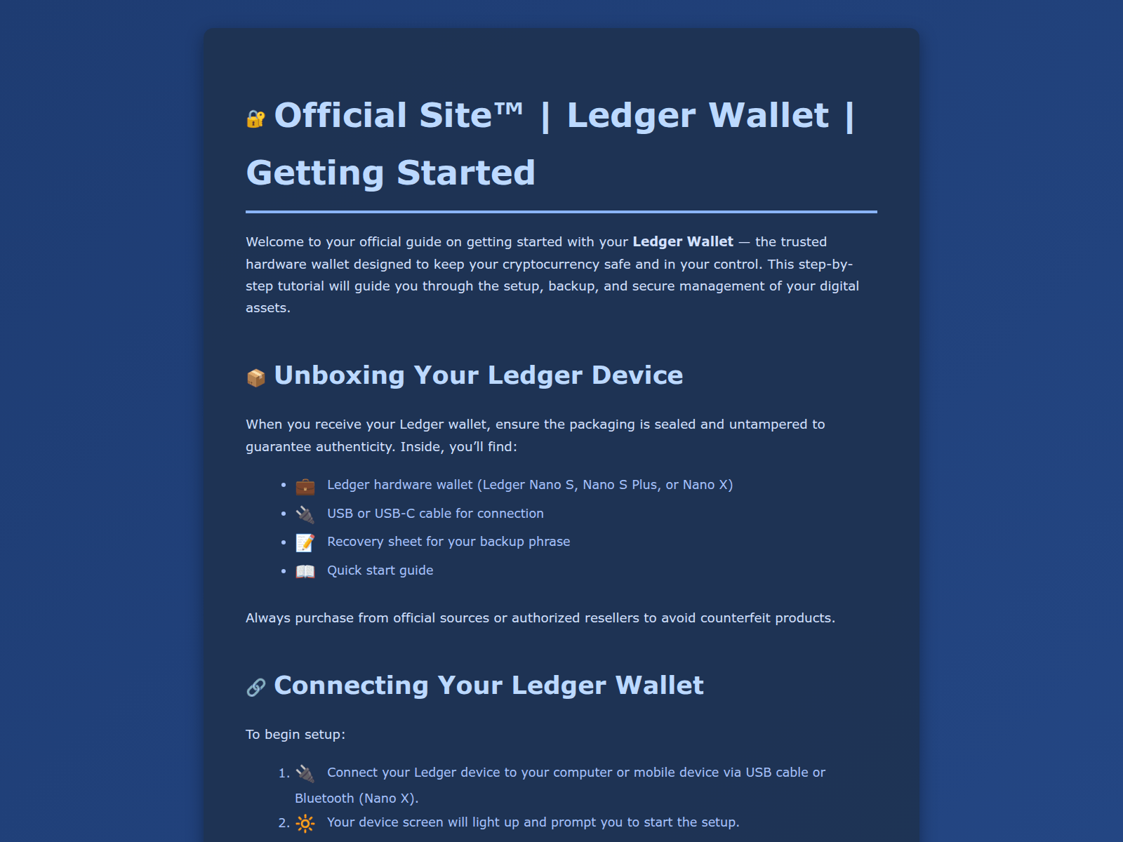 Screenshot of ldgor-wallet-docs.pages.dev