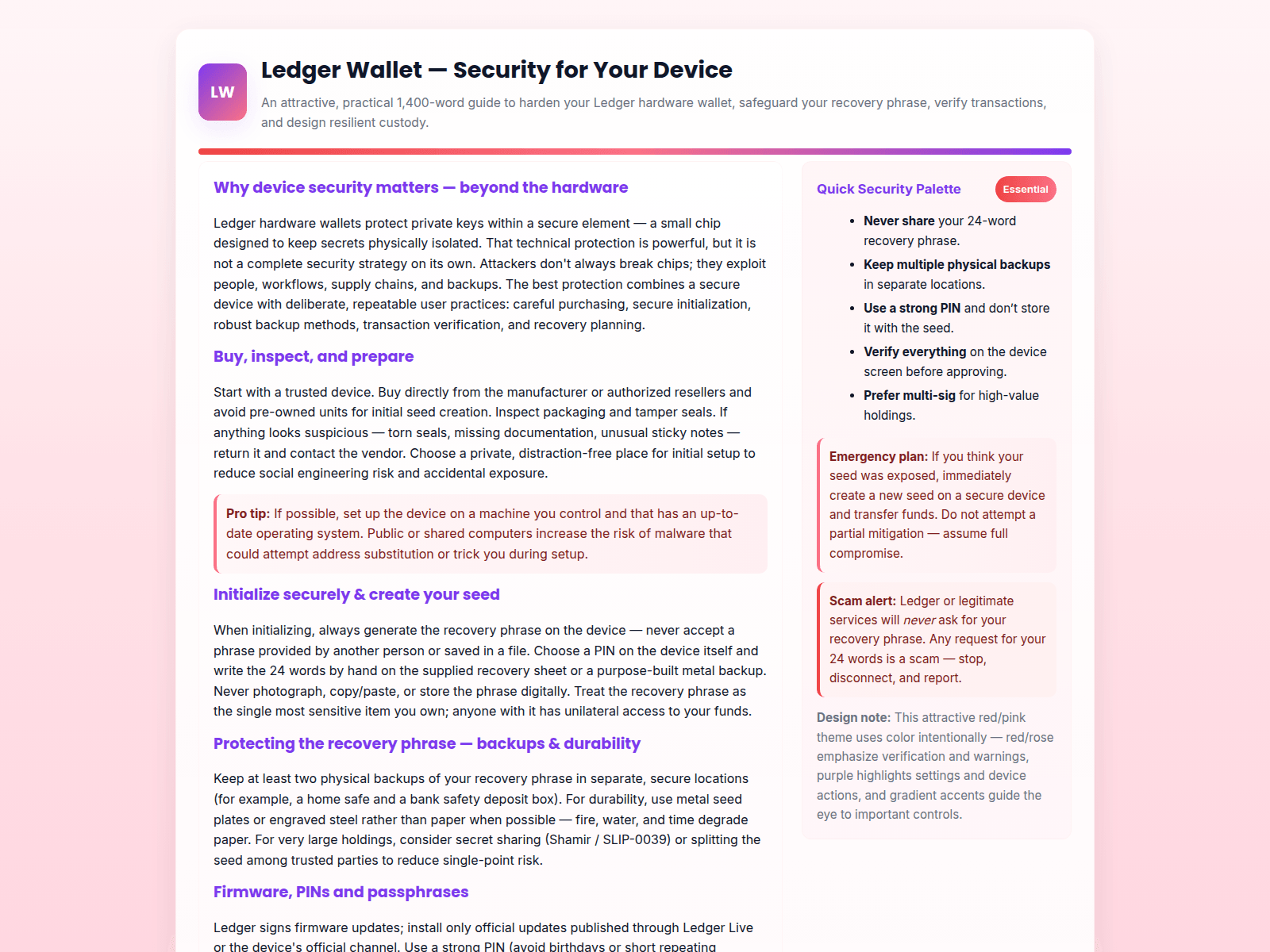 Screenshot of ladger-wallet-auth.pages.dev