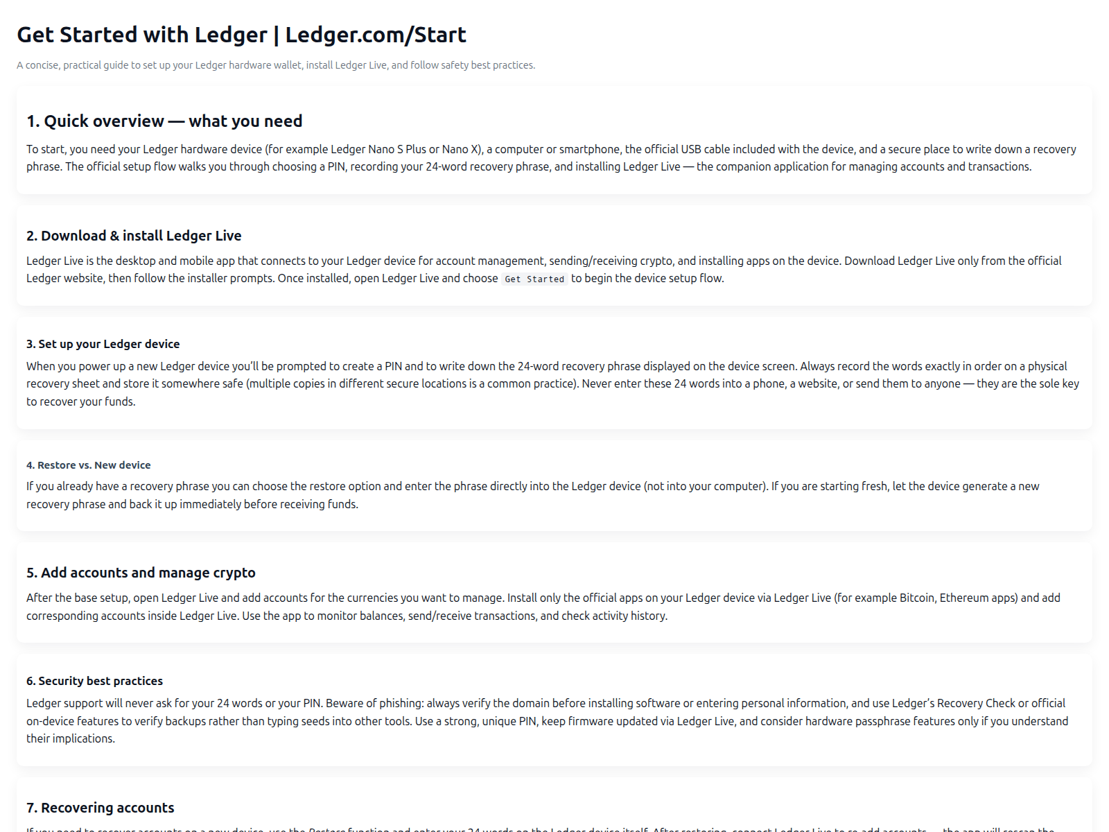 Screenshot of start-ledgreco-edge.pages.dev
