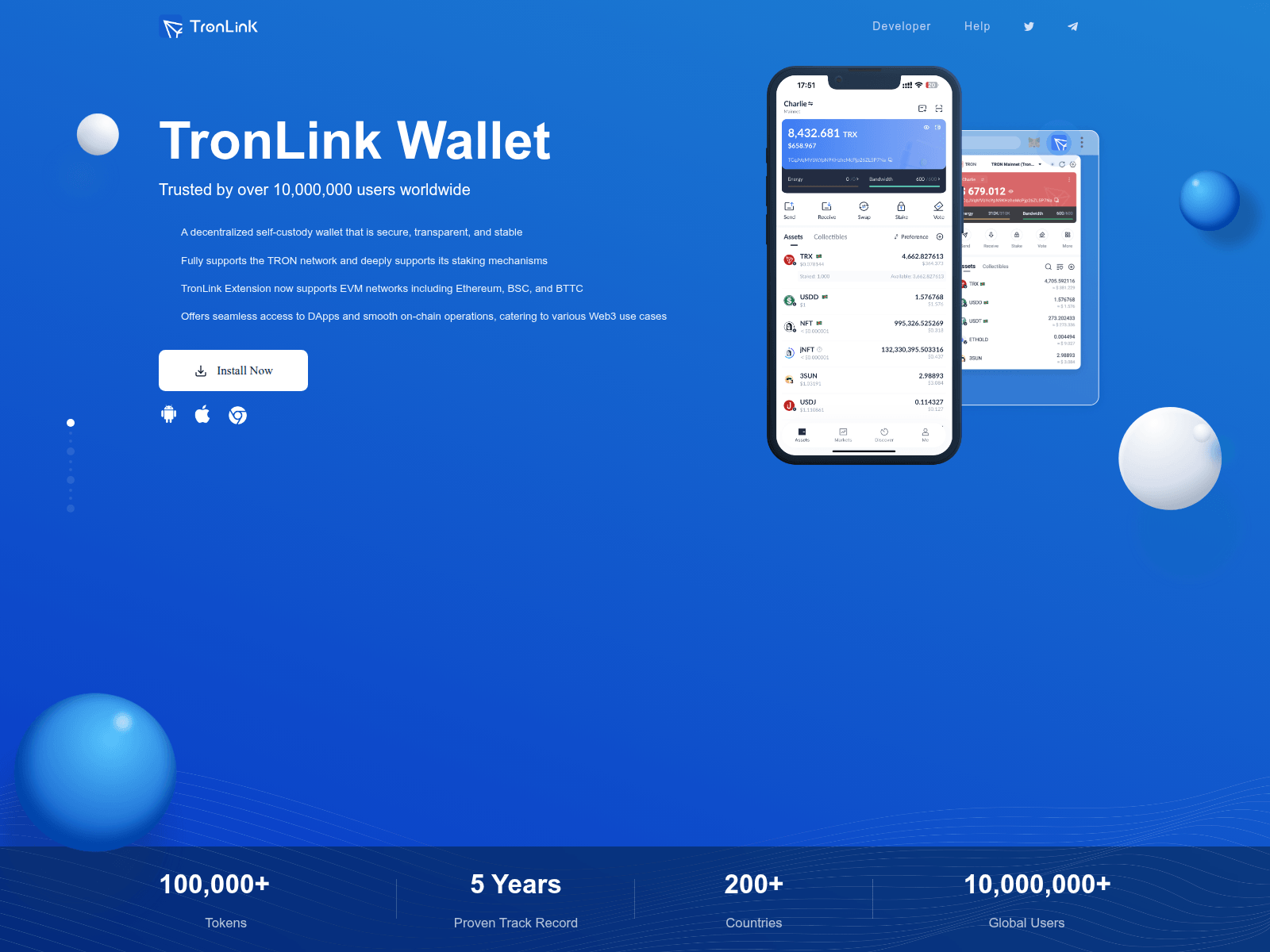 Forensic screenshot of tronlinkai.com