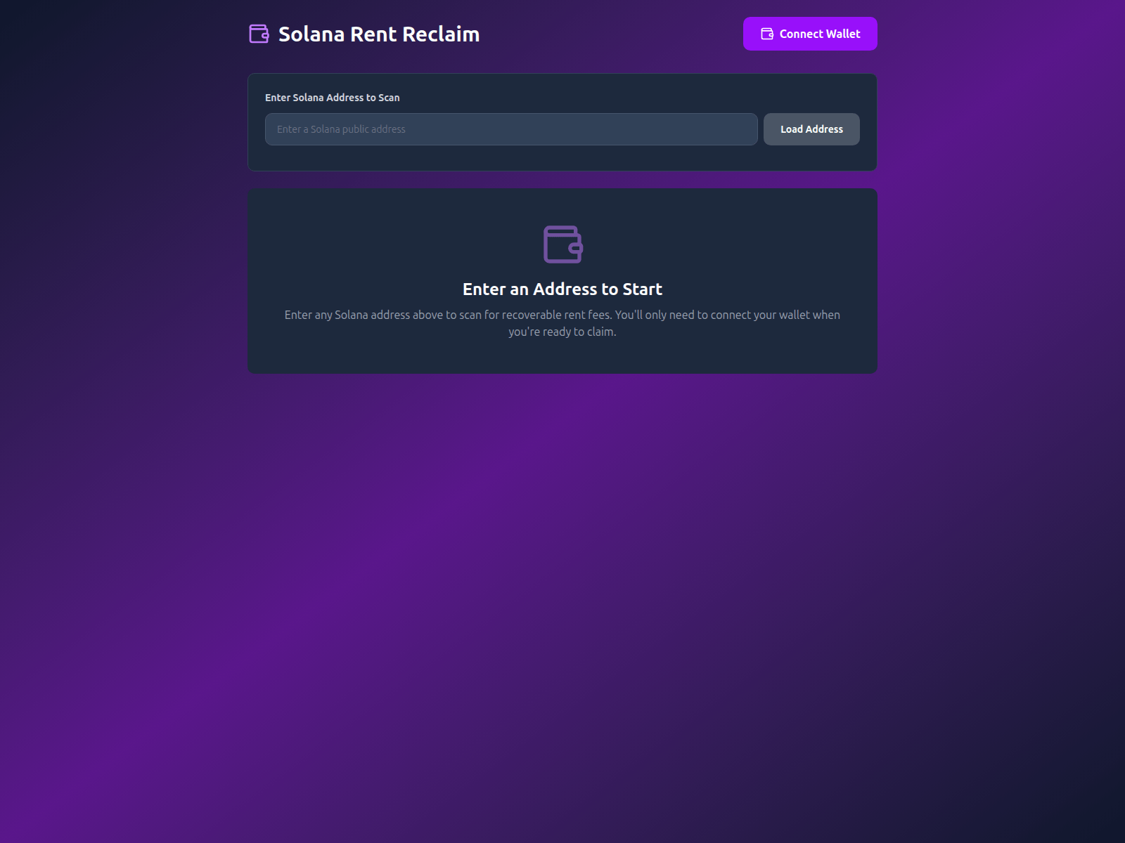 Forensic screenshot of reclaimfees.xyz