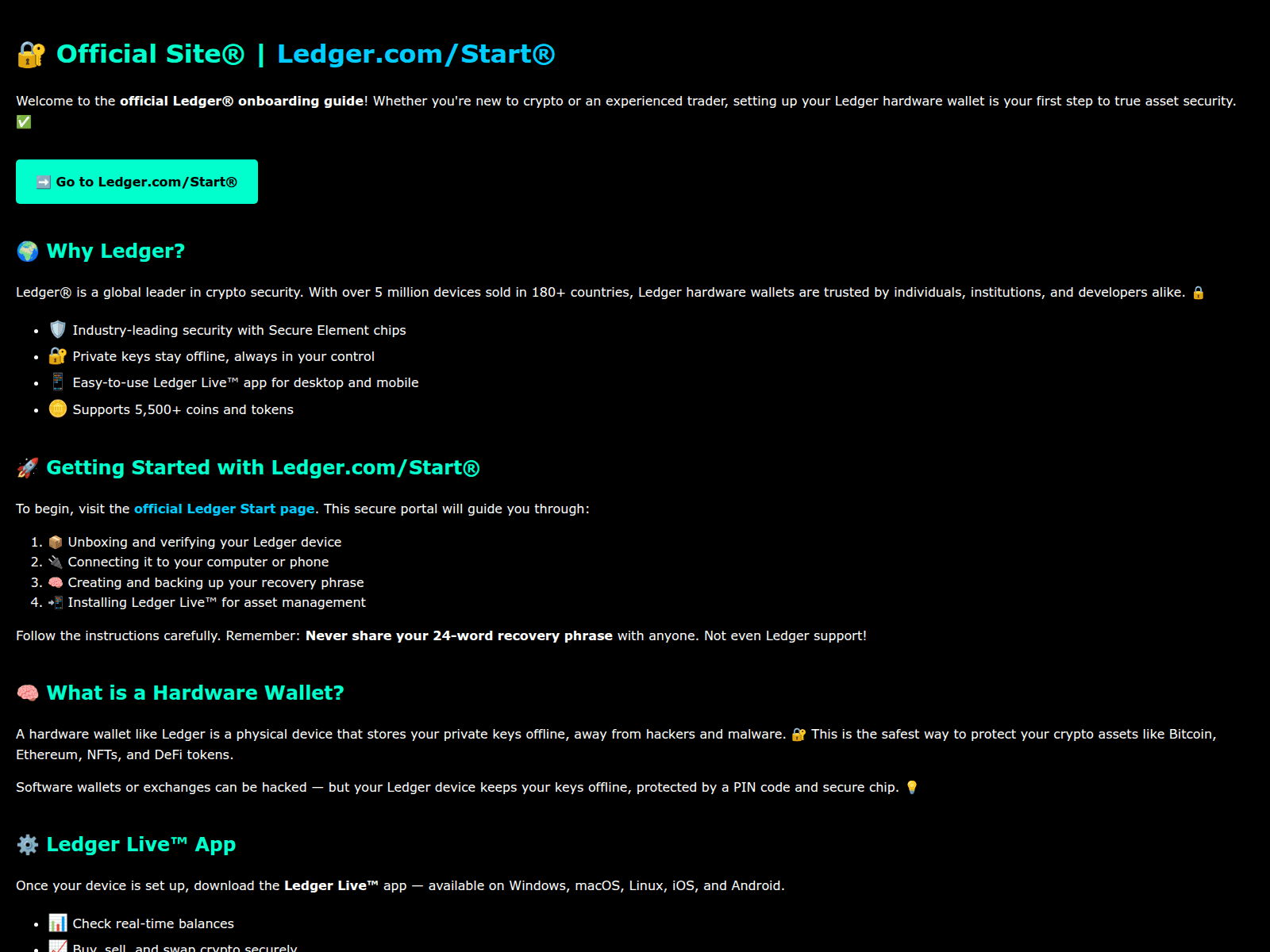 Forensic screenshot of support-ldgr-wllet.pages.dev
