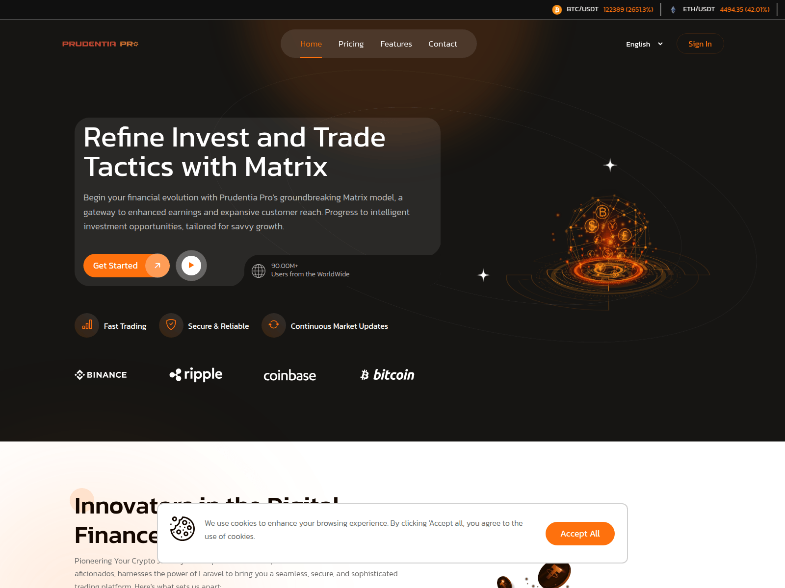 Forensic screenshot of prudentia.pro