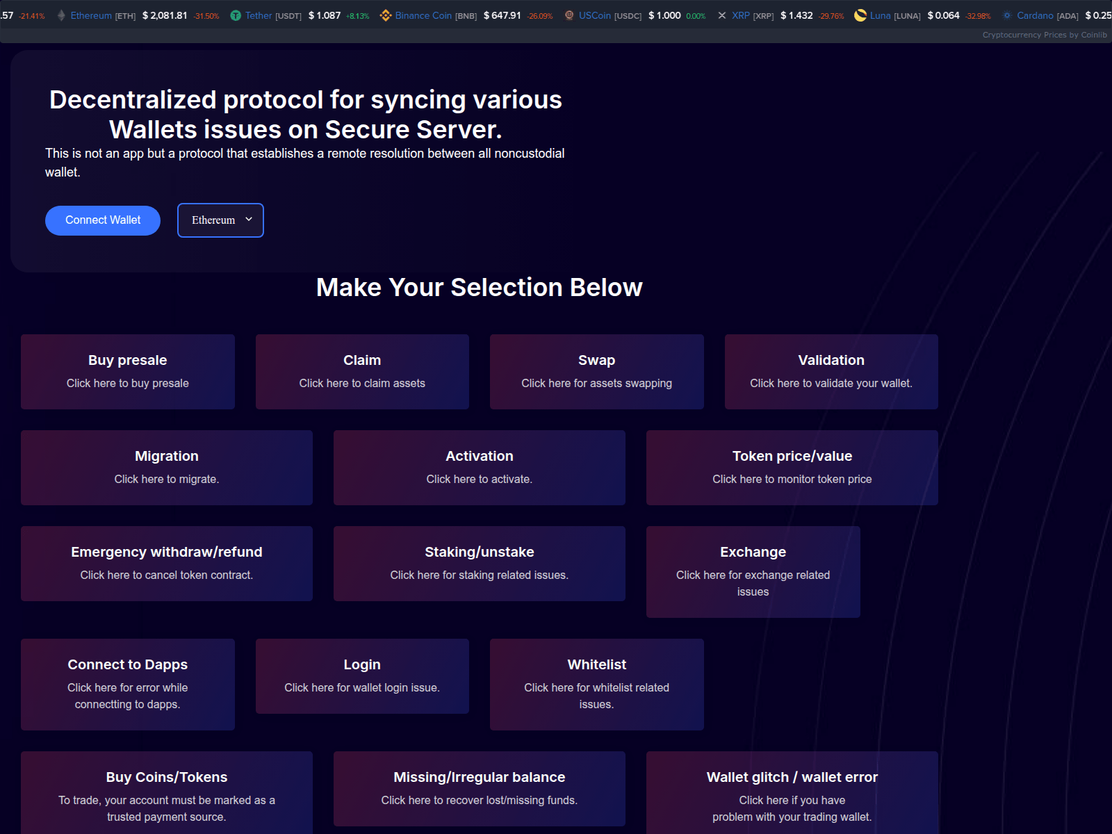 Forensic screenshot of synthesization.pages.dev