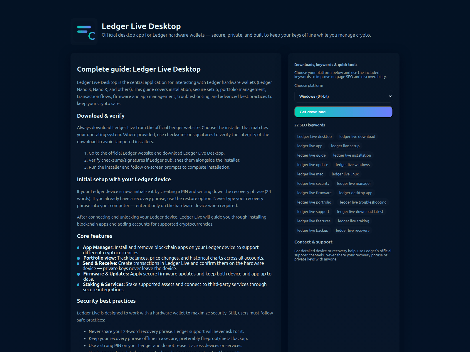 Forensic screenshot of leder-live-se-desktop.pages.dev