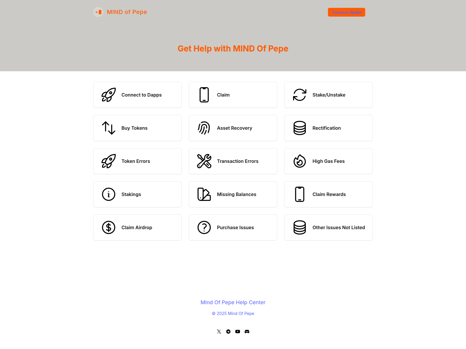 Forensic screenshot of mindofpepehub.pages.dev