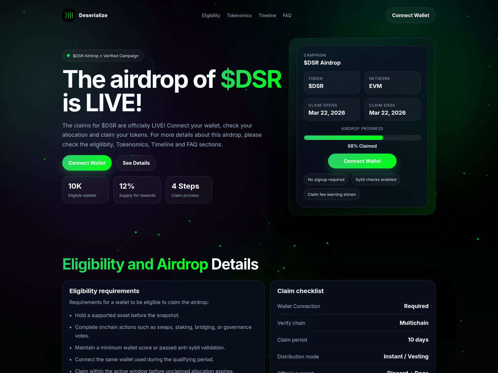 Forensic screenshot of deserialize.app