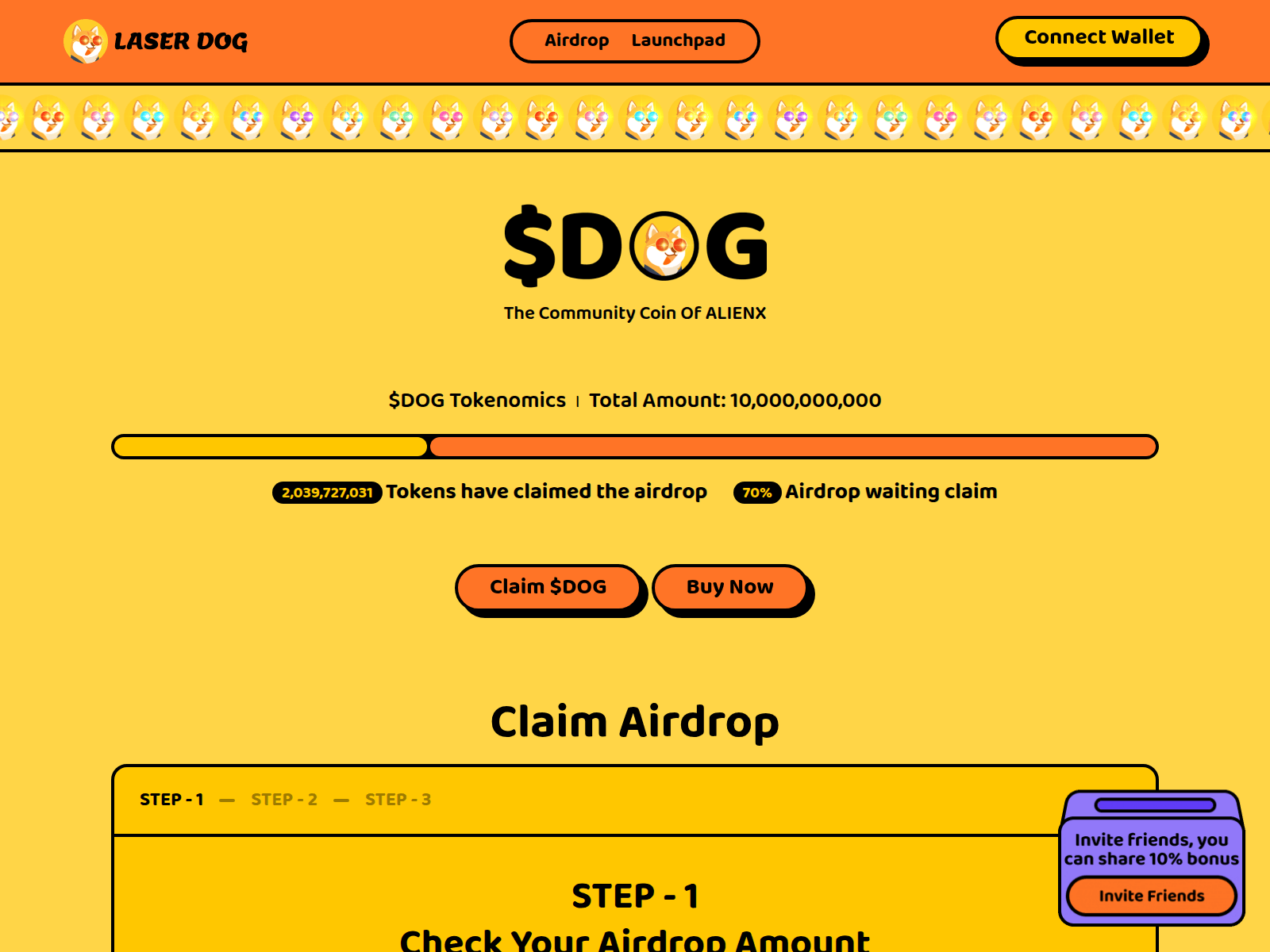 Forensic screenshot of laserdog.pages.dev