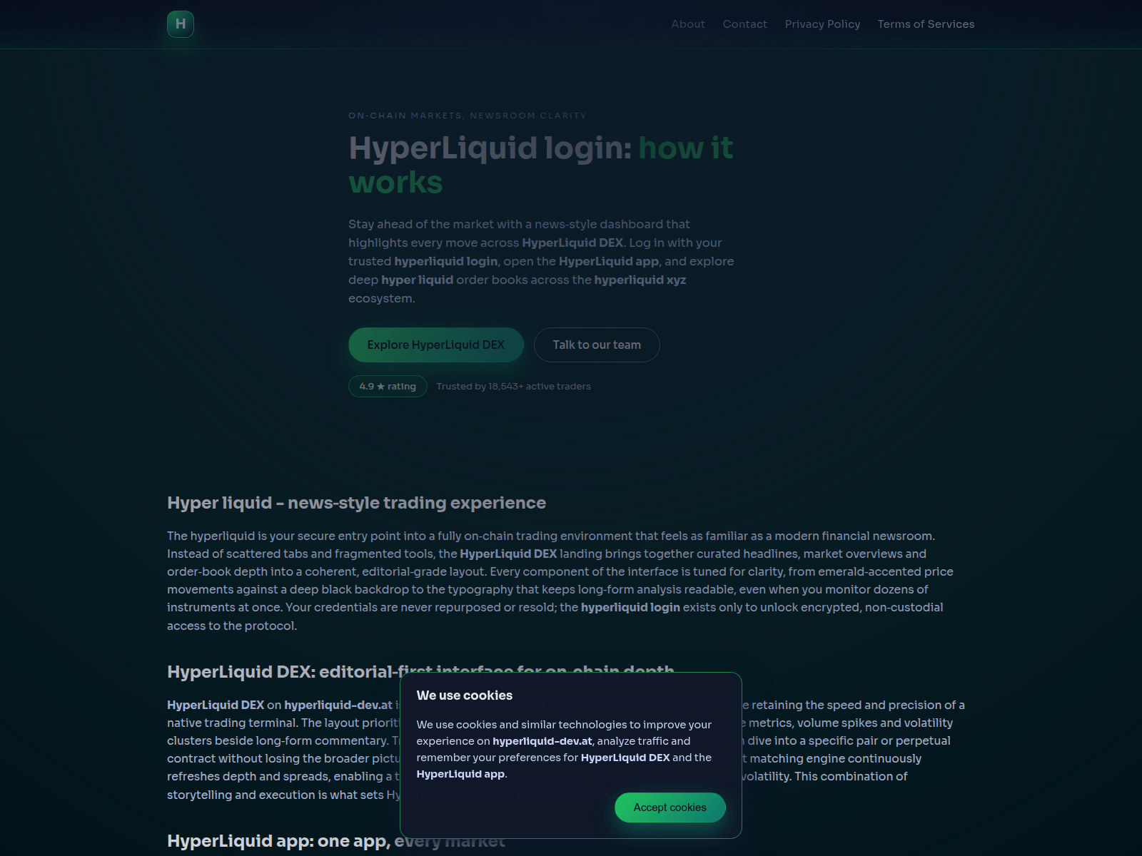 Screenshot of hyperiliquid.at