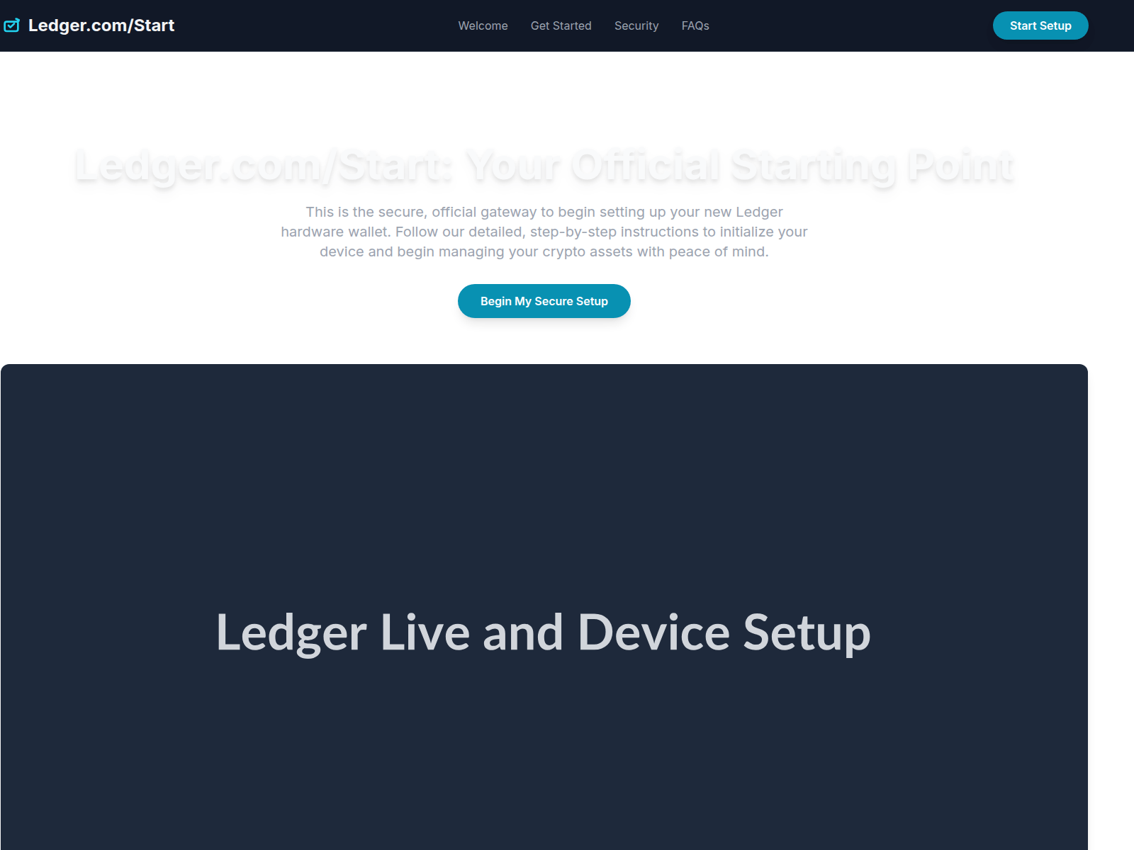 Forensic screenshot of leddgr-com-start.pages.dev
