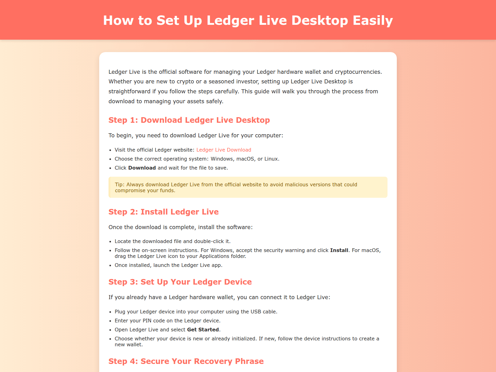 Screenshot of easy-ledgr-live-dext-set.pages.dev