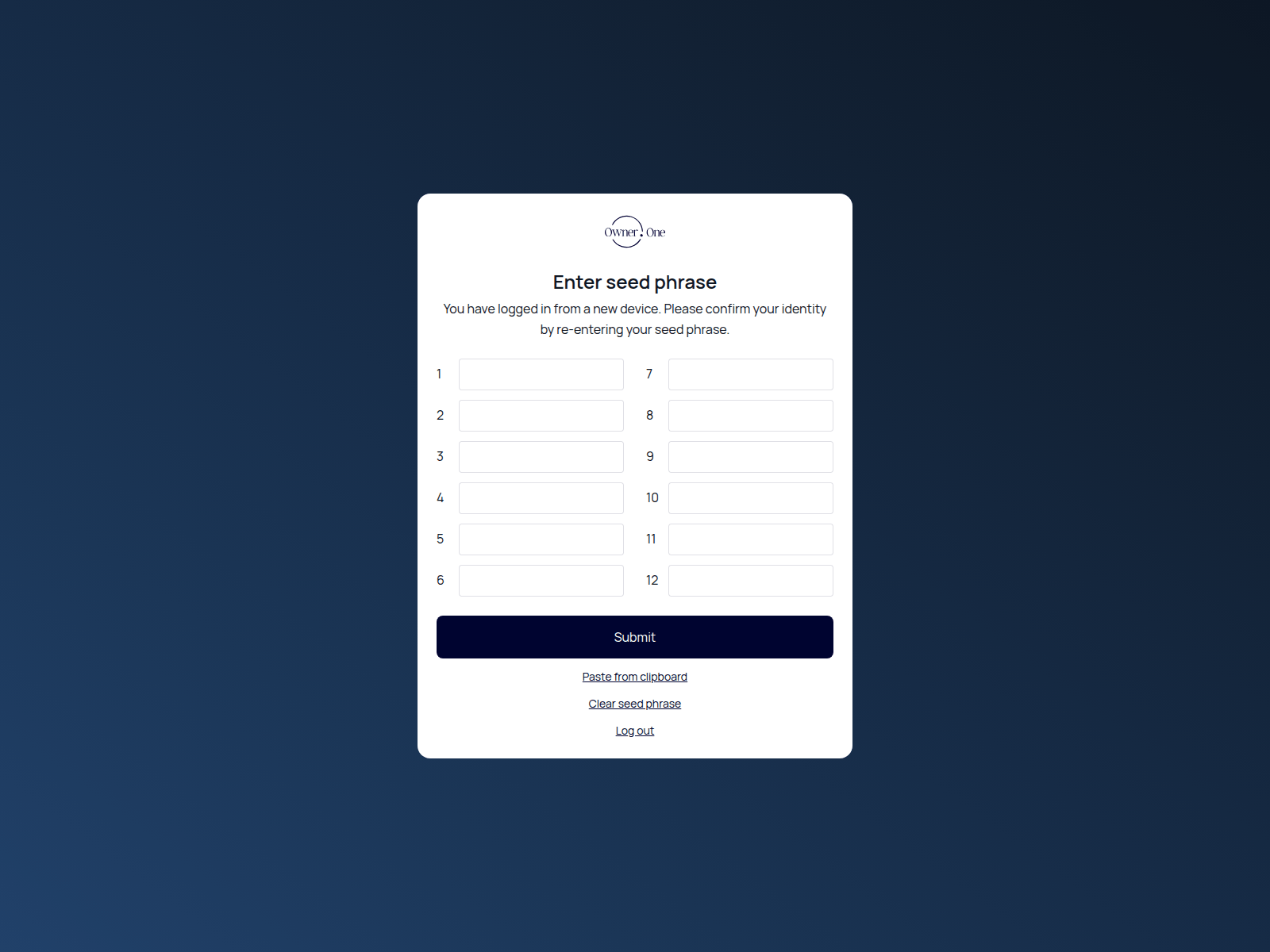Screenshot of cnoszcdb.owner-one.dev
