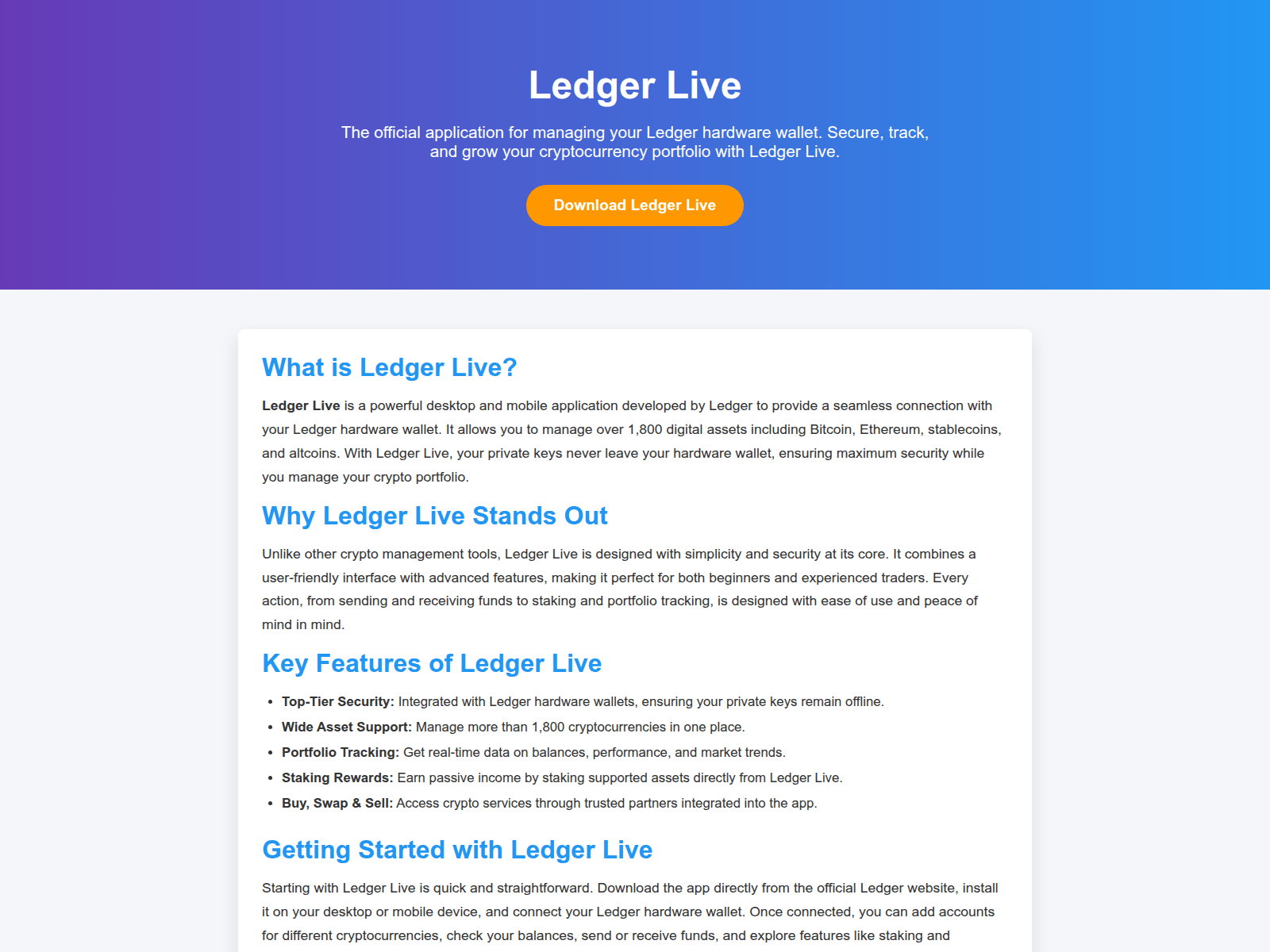 Screenshot of ldger-live-webs.pages.dev