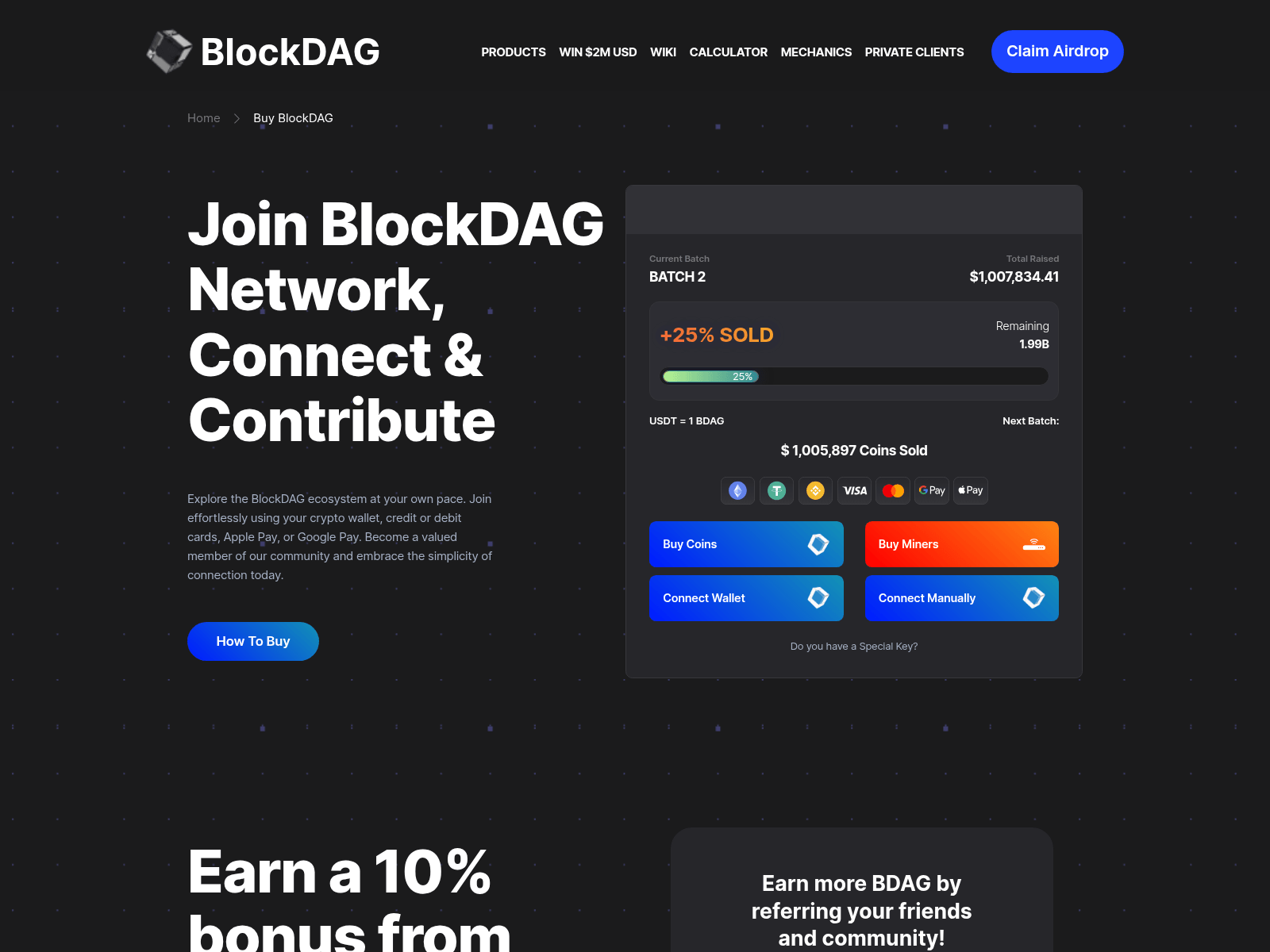 Forensic screenshot of purchase-blockdag-in.pages.dev