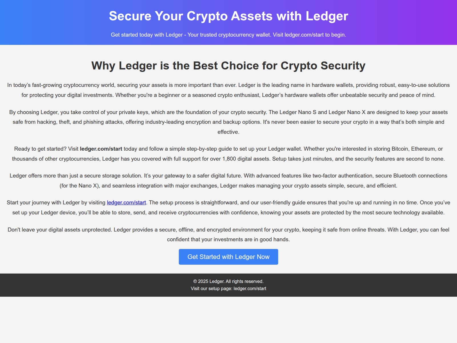Screenshot of ledger-start-us-io.pages.dev