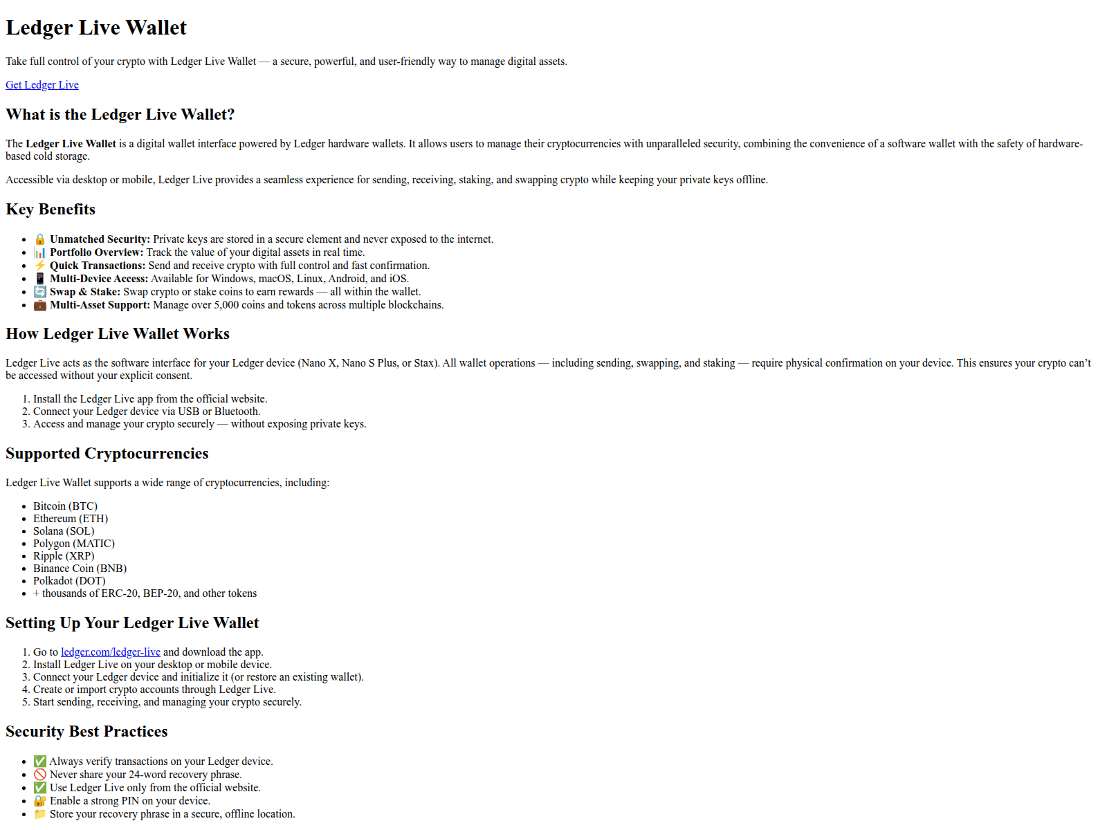 Screenshot of safe-ledgerwallet--eng.pages.dev