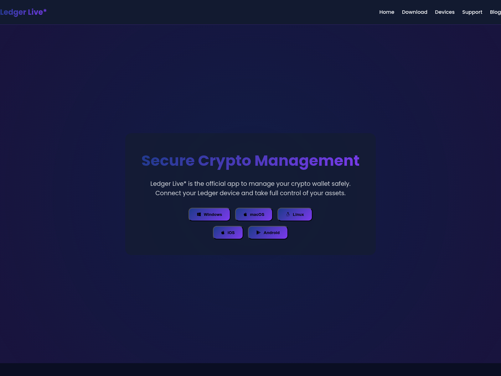 Screenshot of ledgerr-live-app-hub.pages.dev
