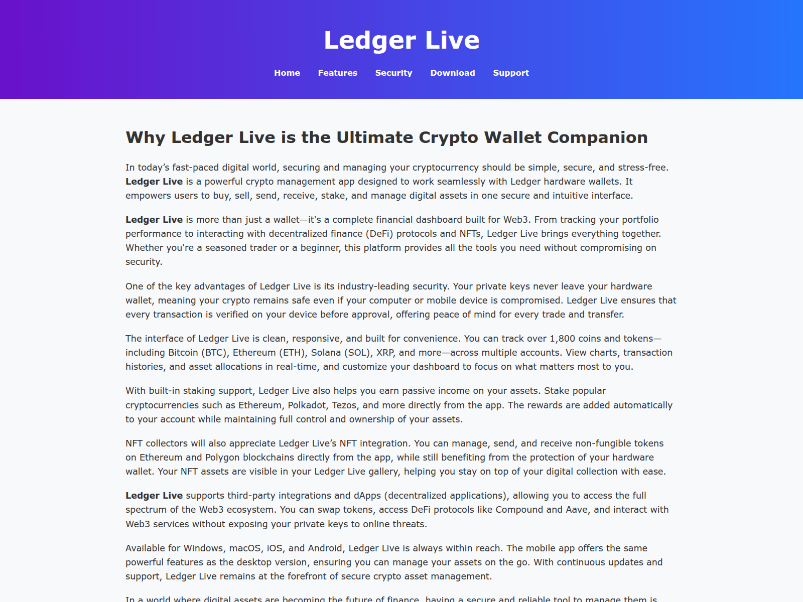 Screenshot of ledger-live-crypto-io.pages.dev