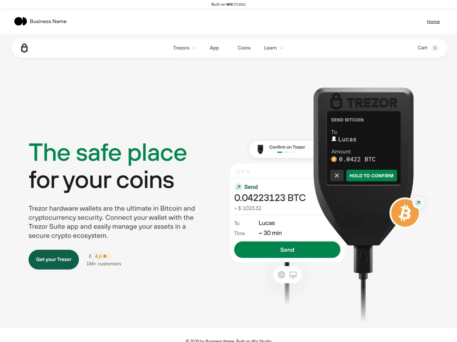 Screenshot of homepagesuite.wixstudio.com
