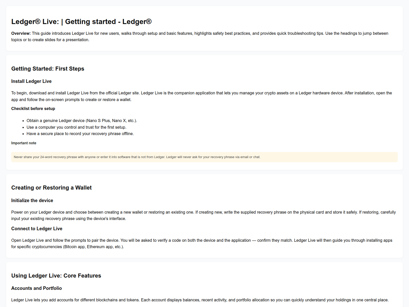 Screenshot of le-welcomee-ledger-live.pages.dev