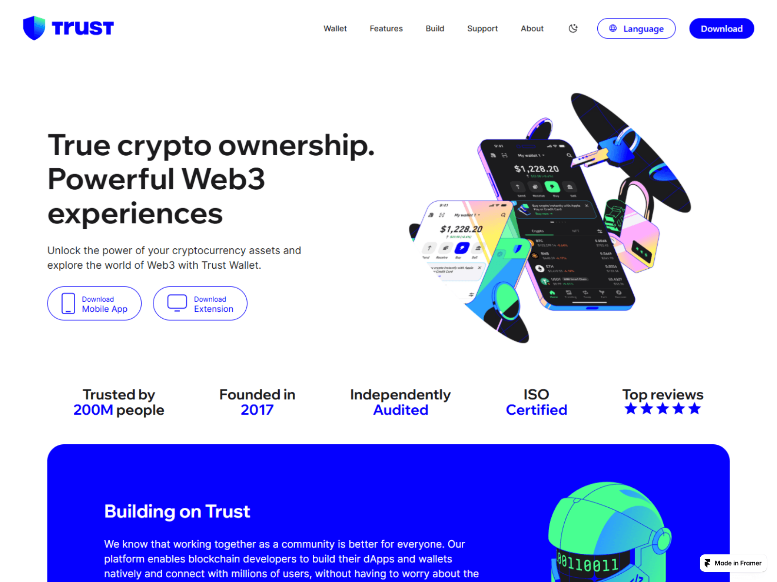 Screenshot of get-trust-wellet-en-io.framer.ai