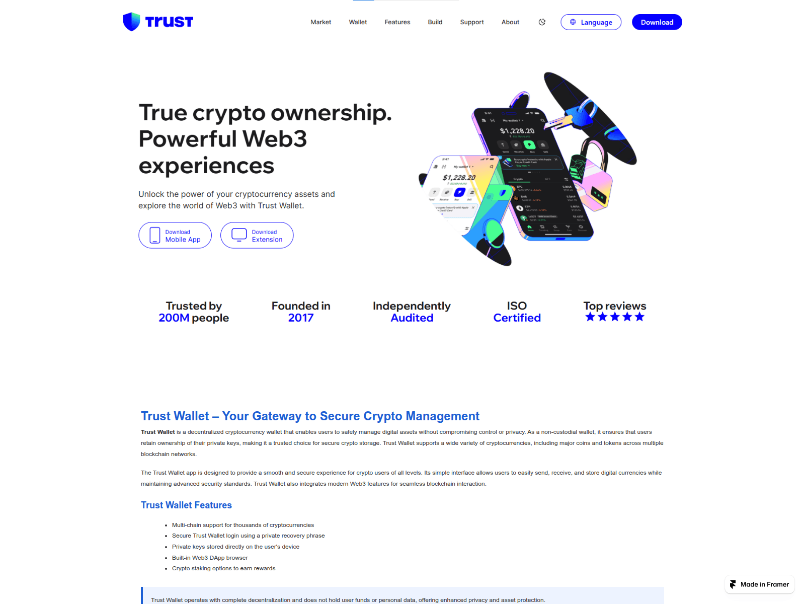 Screenshot of portal-trust-apps.framer.ai