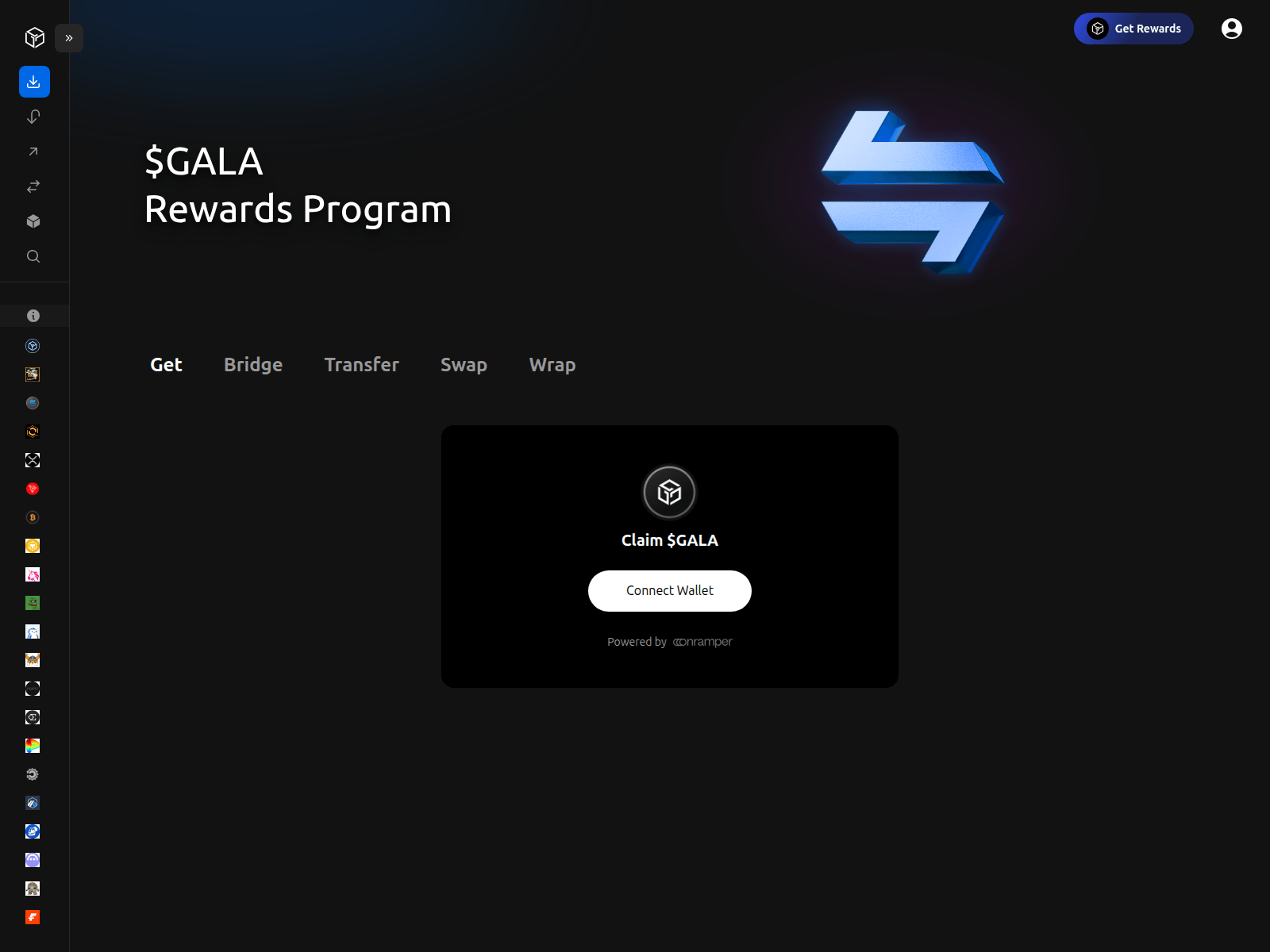 Screenshot of rewards-gala.xyz