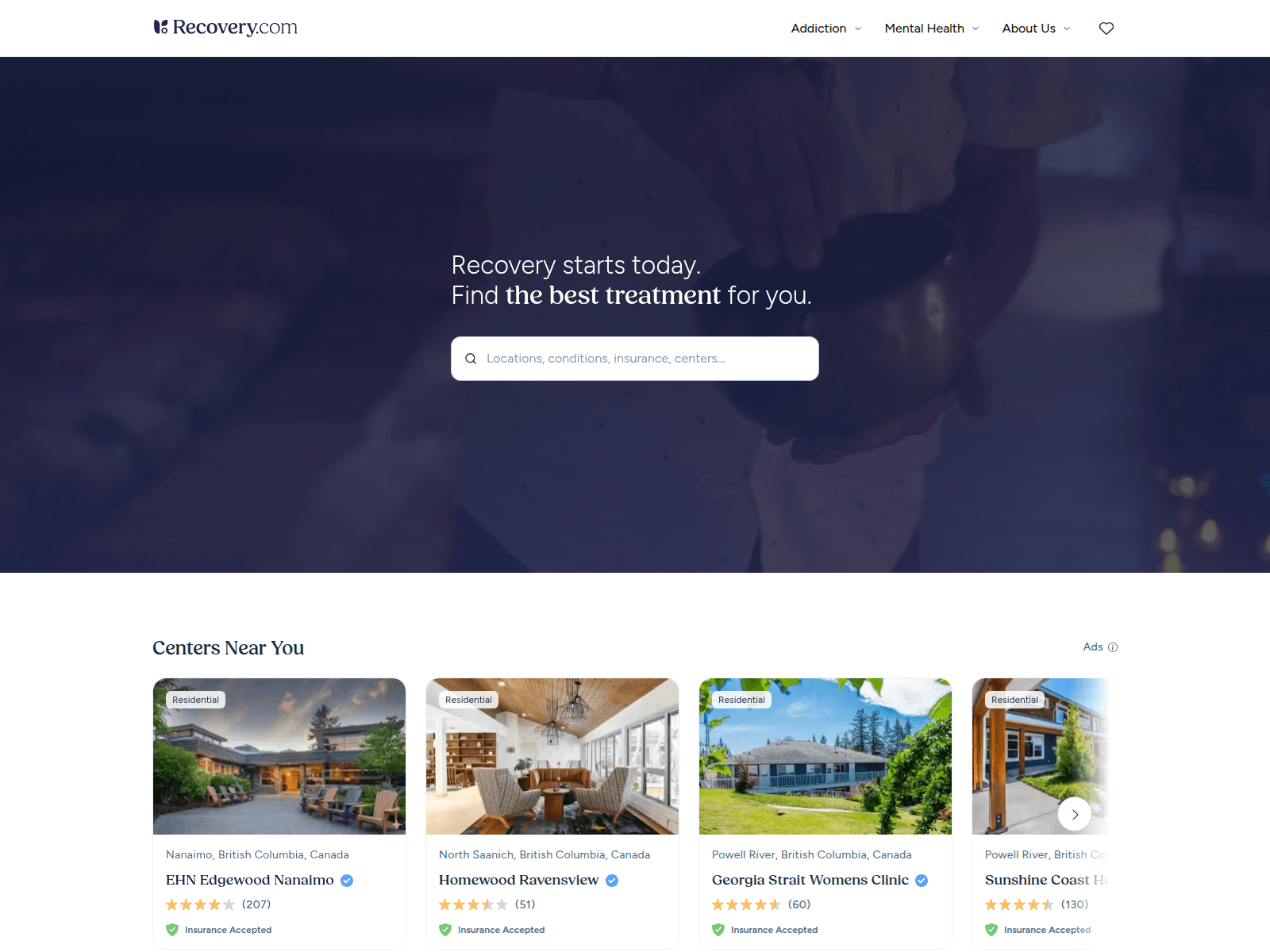 Forensic screenshot of recovery.com