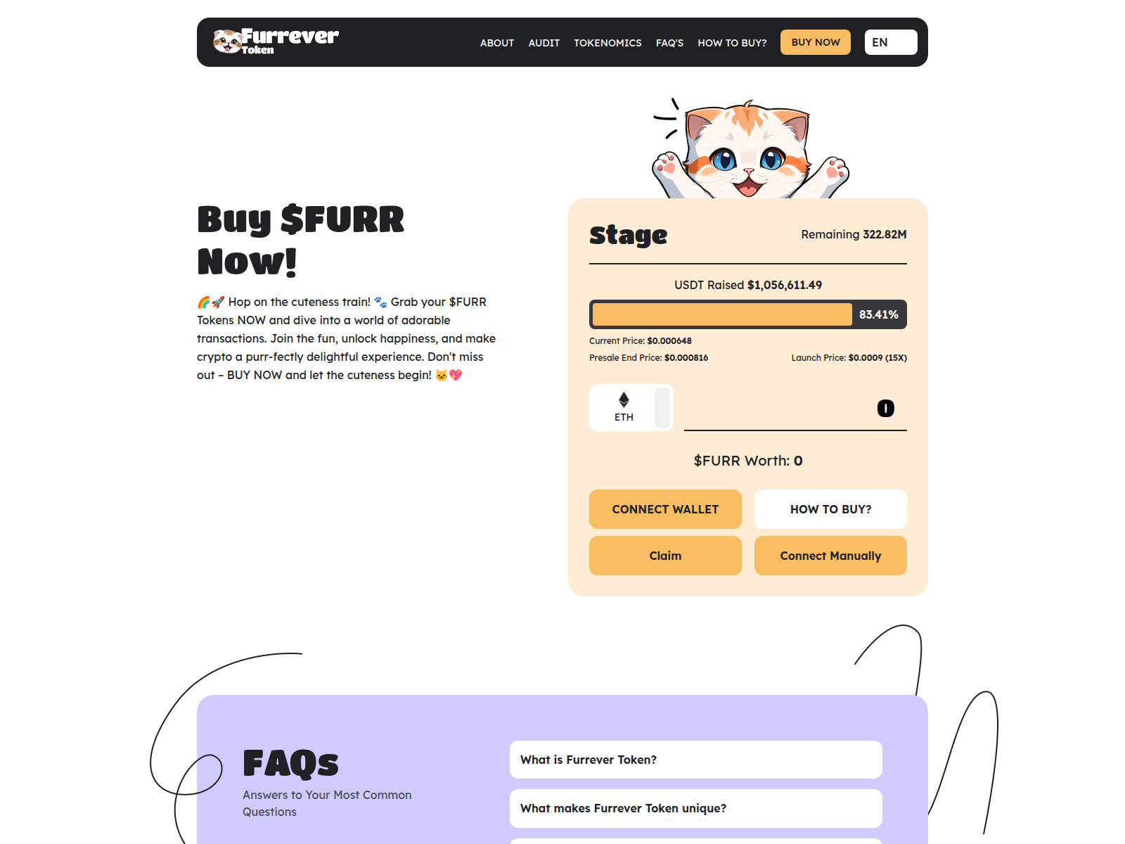 Forensic screenshot of furrevertoken-buy.pages.dev