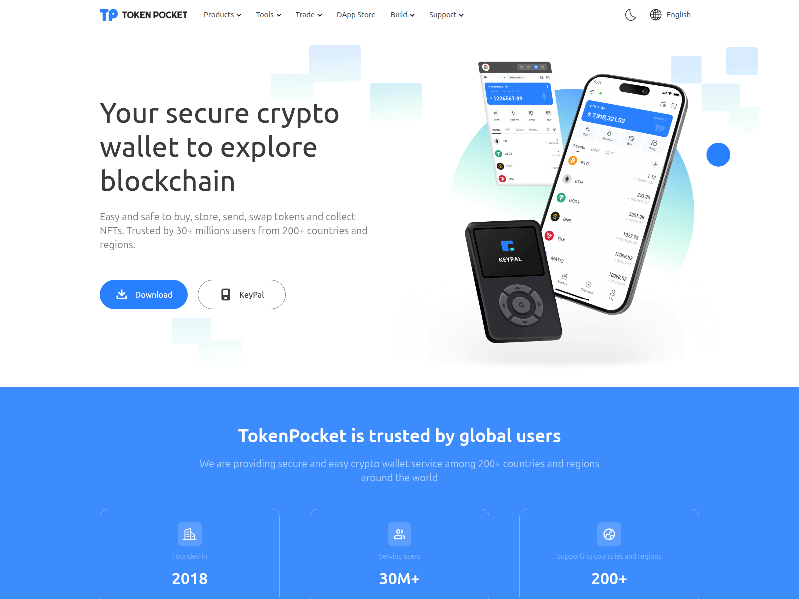 Forensic screenshot of www.tokenpocket.boo