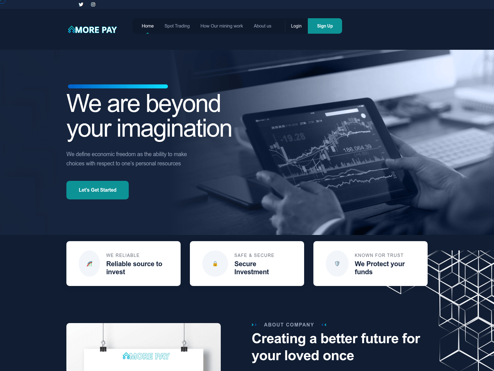 Screenshot of www.morepay.live