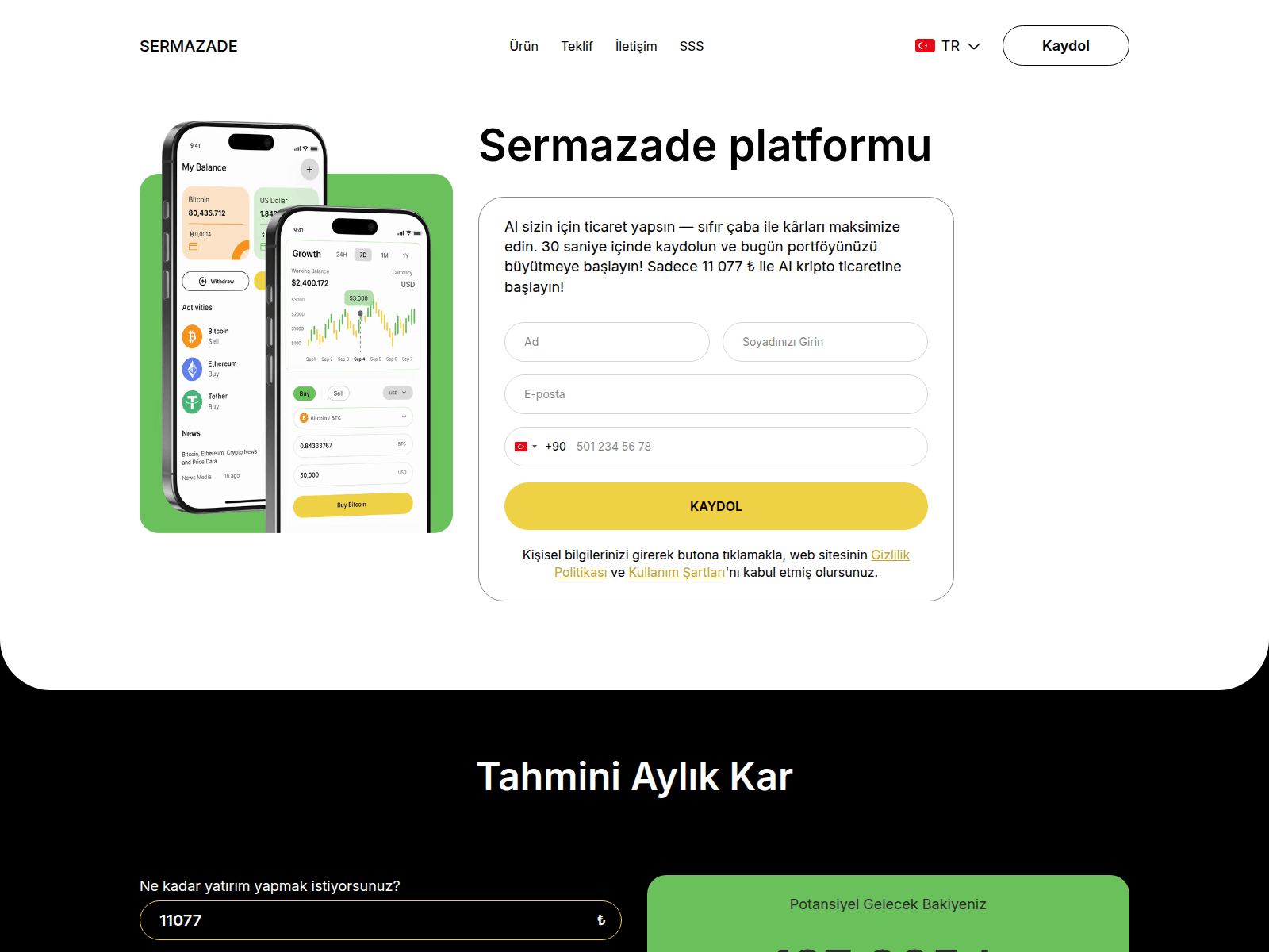 Screenshot of sermazade.com