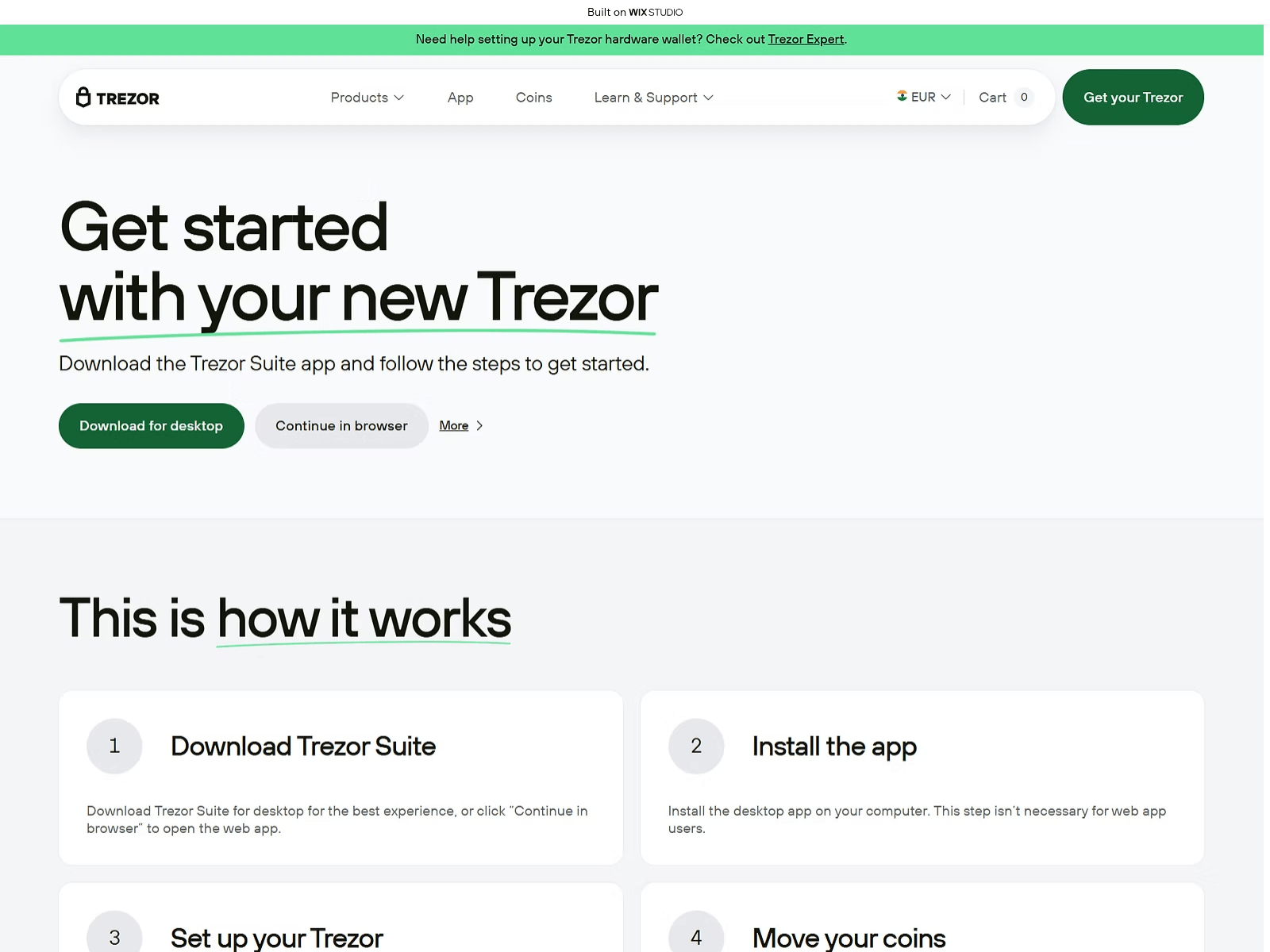 Screenshot of homebridges.wixstudio.com