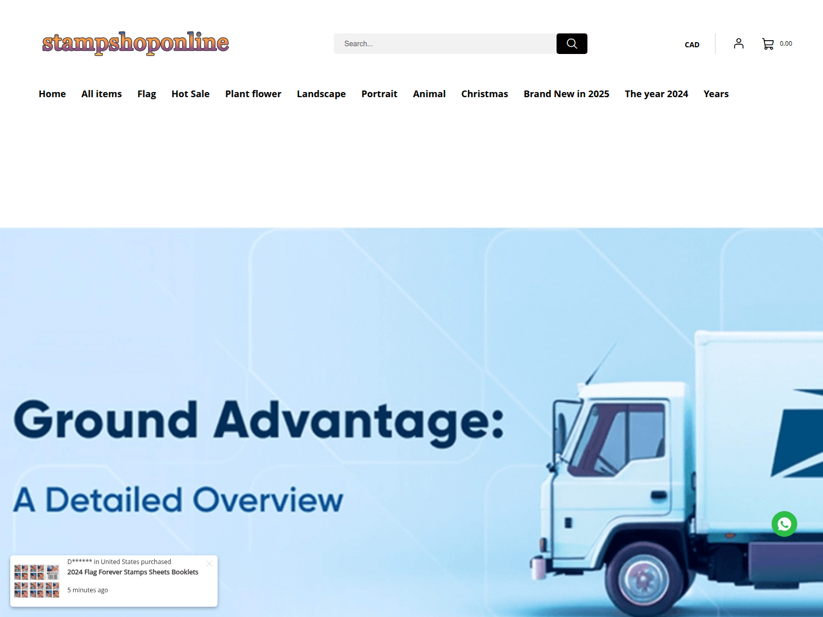 Forensic screenshot of stampsinquiry.com