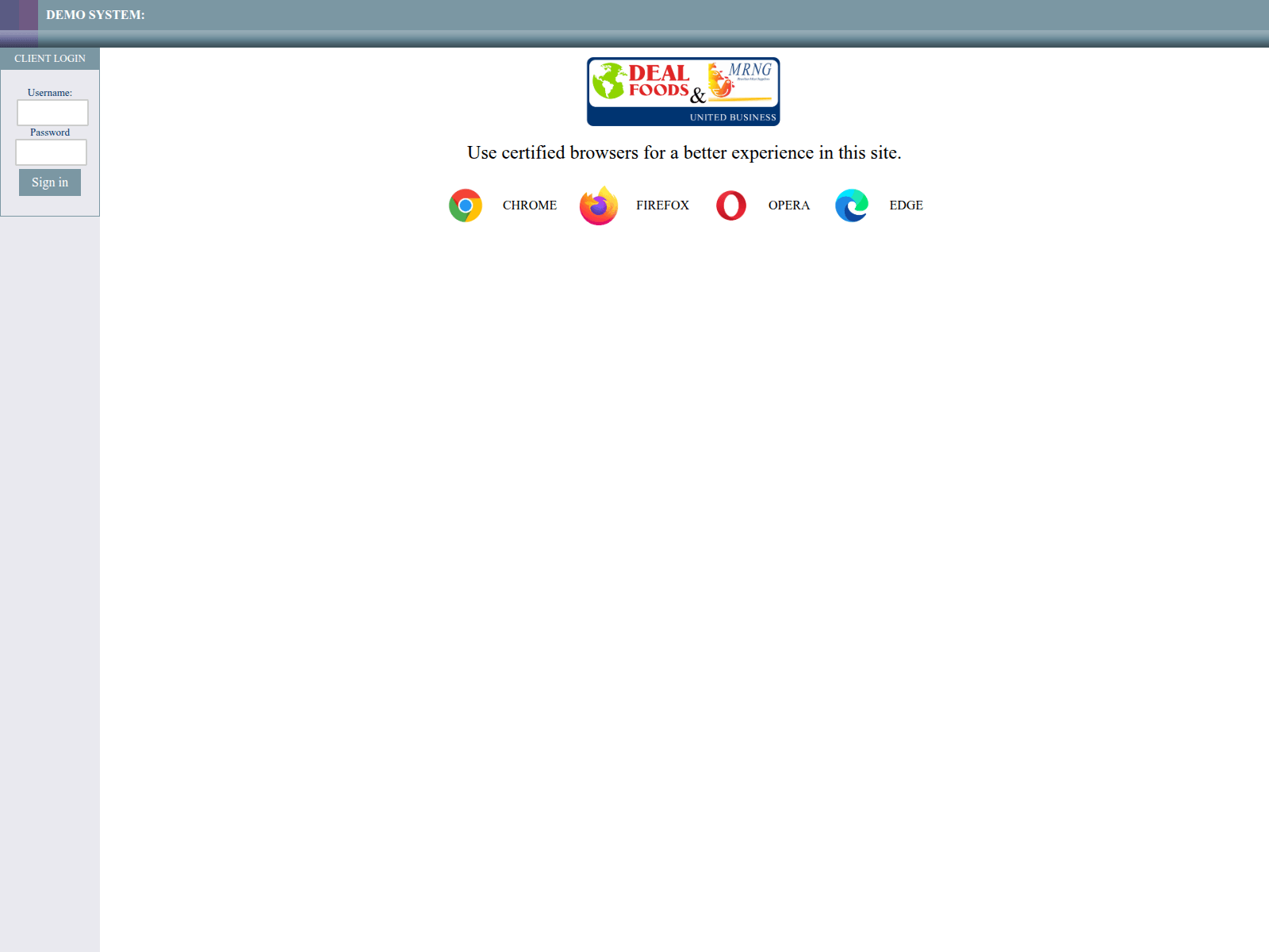 Forensic screenshot of demo.sisimpex.com.br