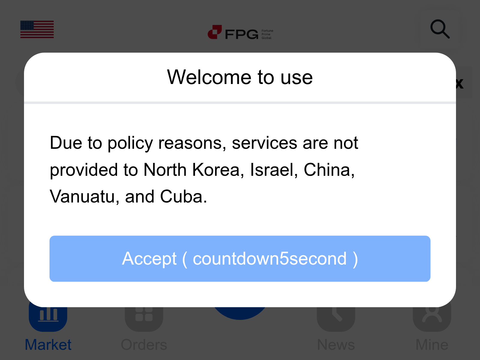 Screenshot of m.fortuneprimeglobalxins.pro