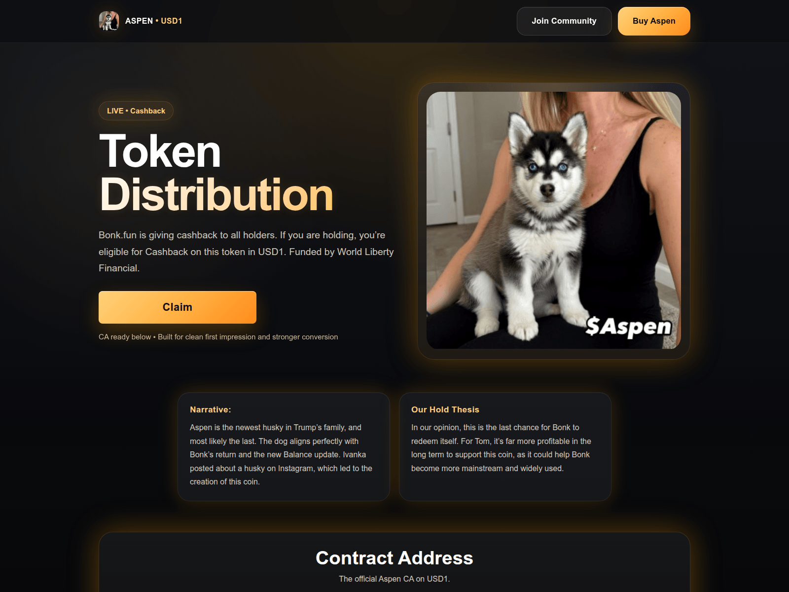 Forensic screenshot of aspendog.lol