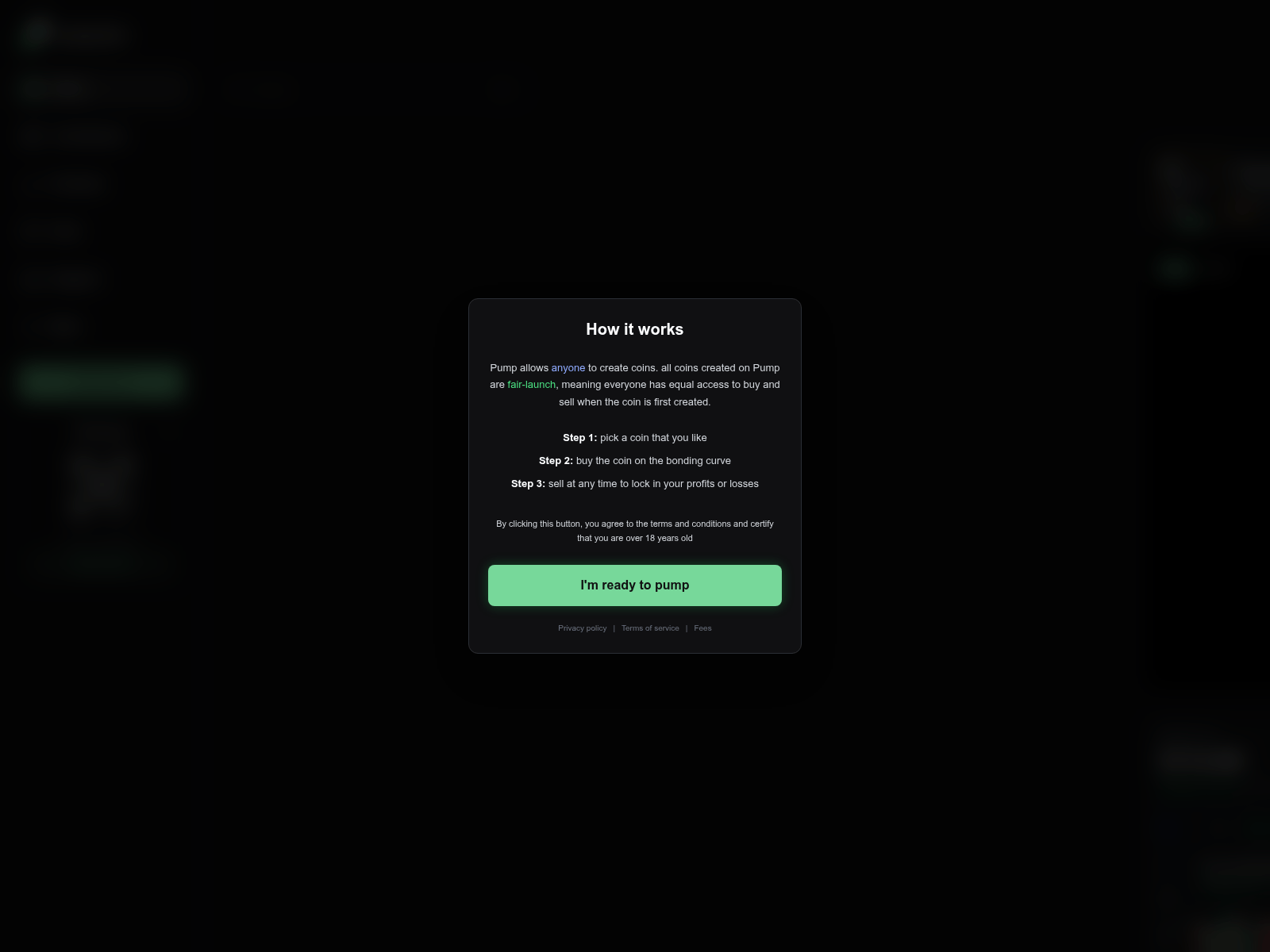 Forensic screenshot of india-pump.fun