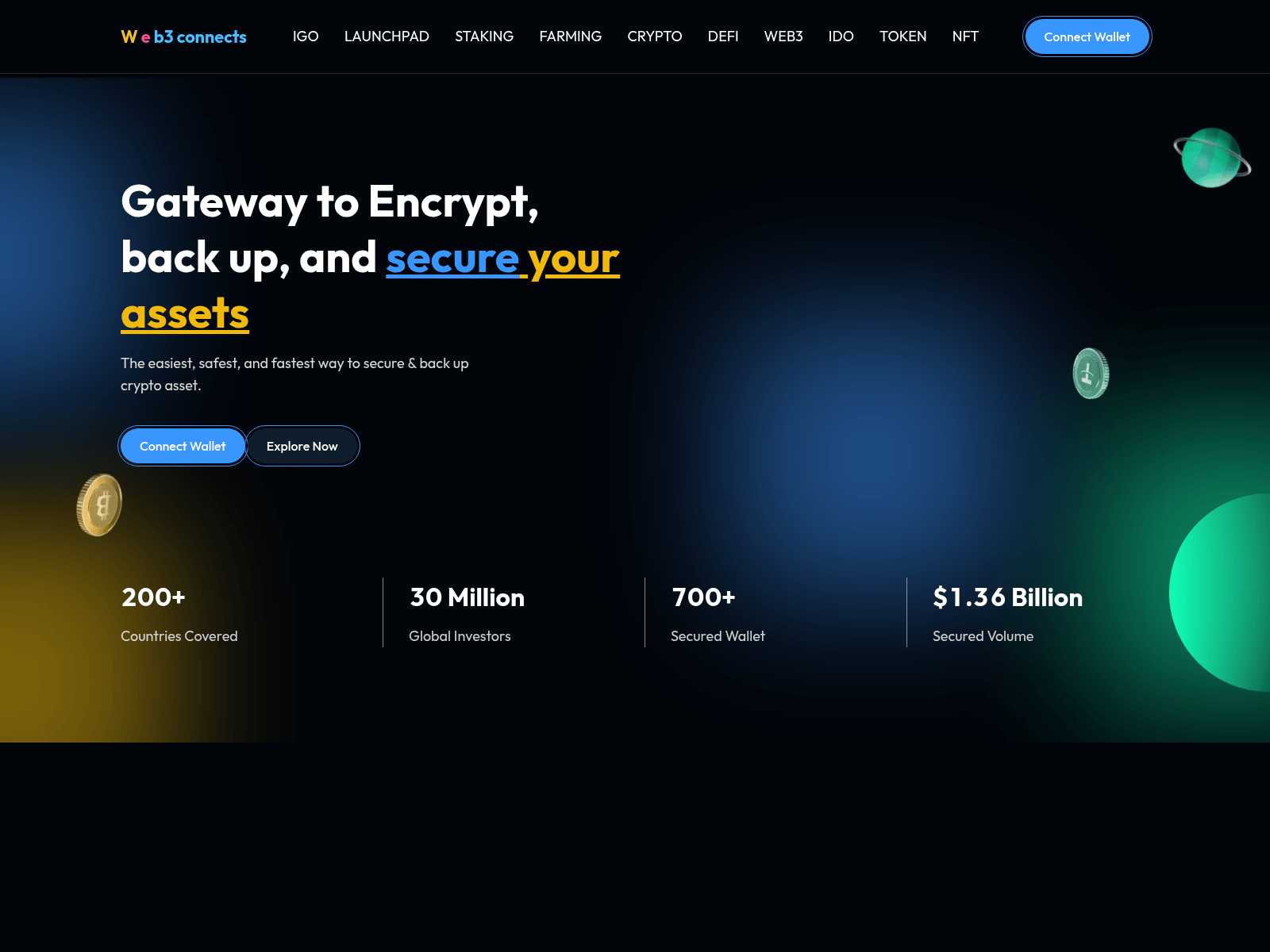 Screenshot of www.web3llcsafeguard.com.spacetradeinvest.com