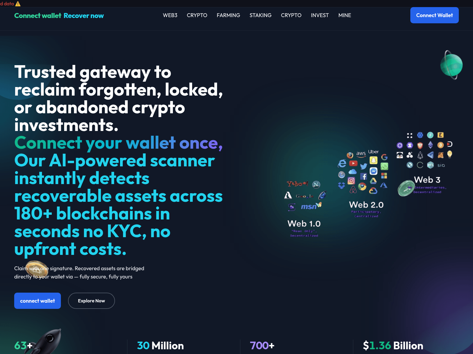 Forensic screenshot of www.connect.provaultcopy.com