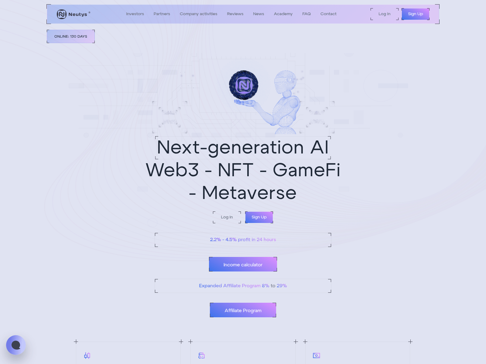 Screenshot of neutys.net