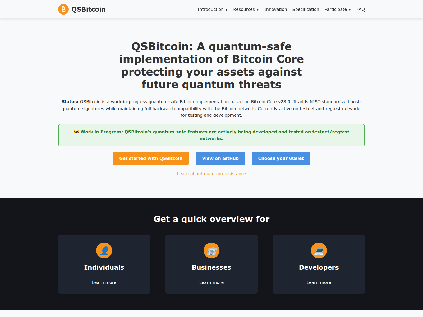 Forensic screenshot of qsbitcoin-site.pages.dev