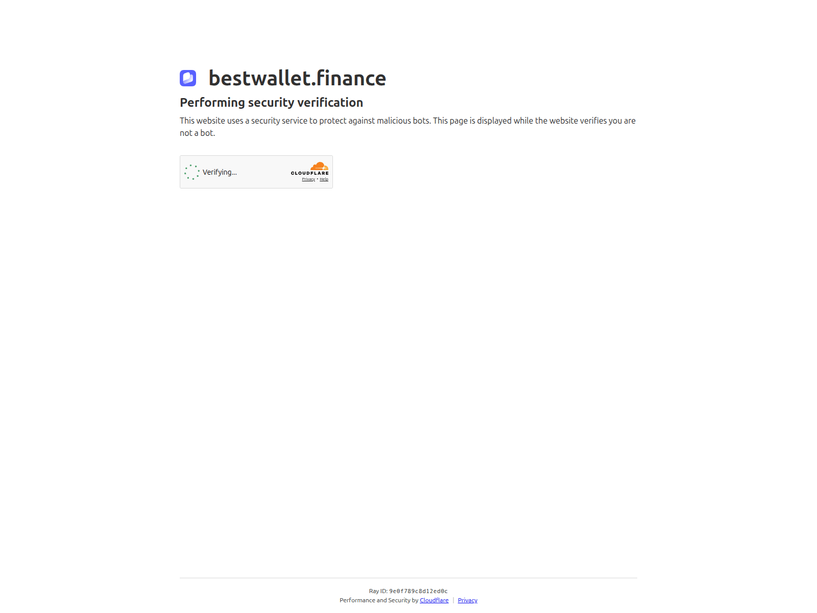 Forensic screenshot of bestwallet.finance
