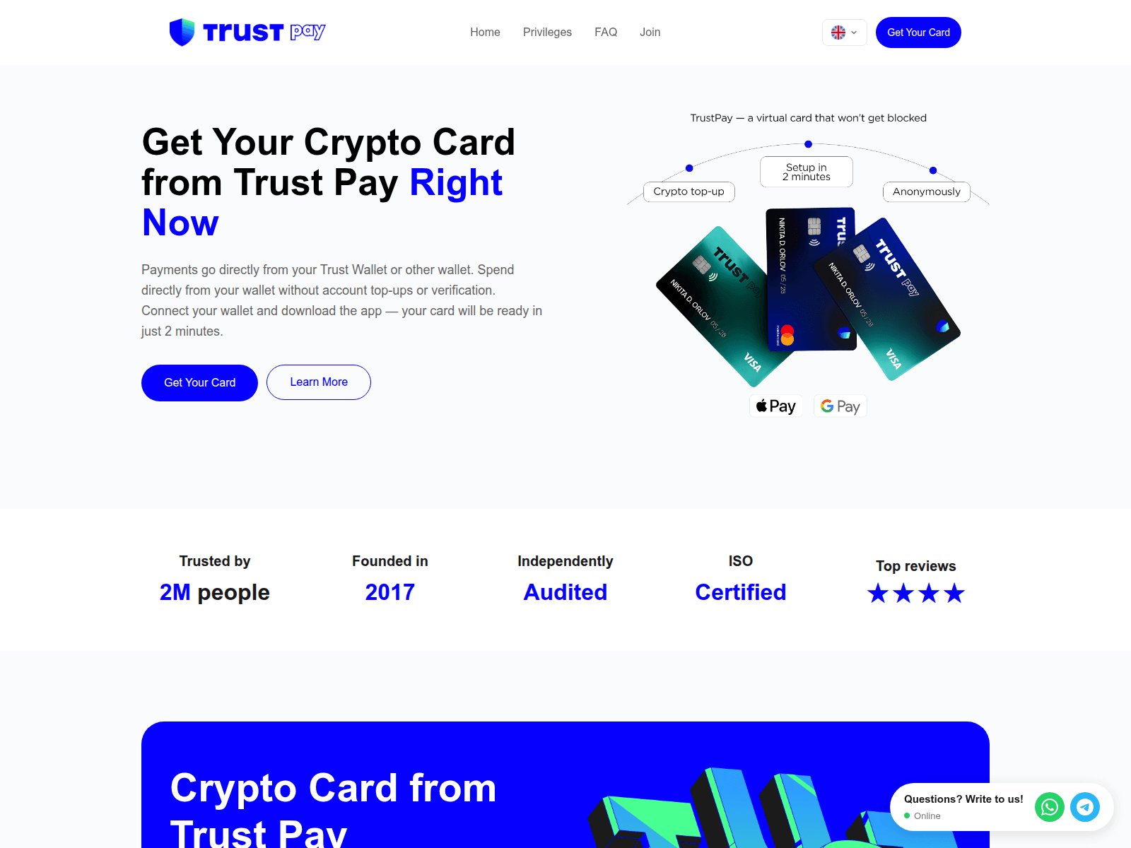 Forensic screenshot of cryptokard.live