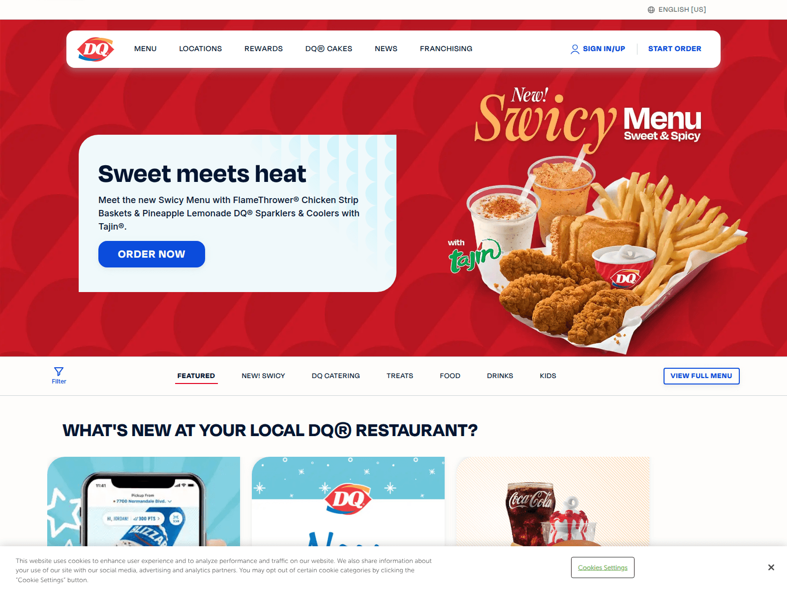 Forensic screenshot of dairuqueen.com